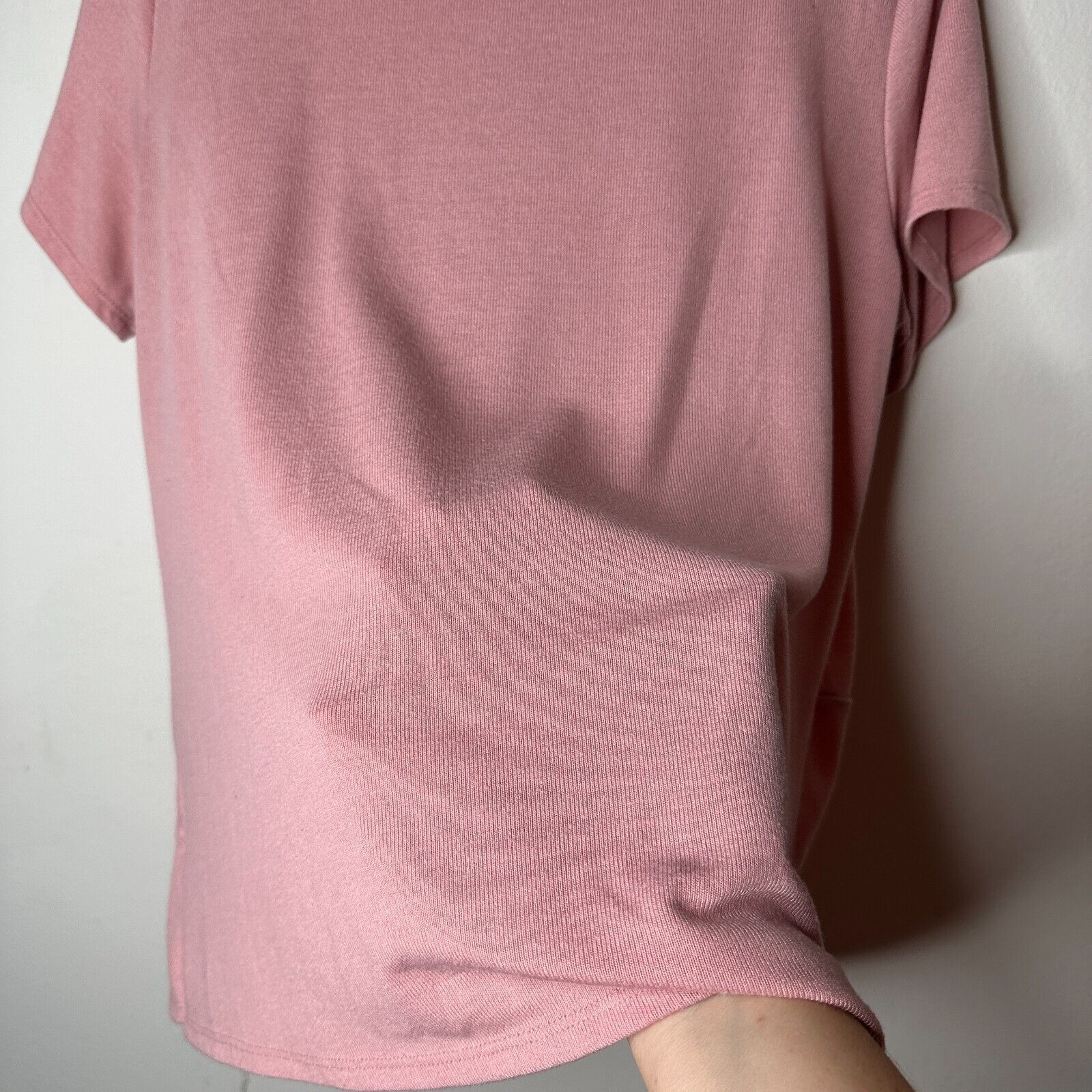 Other Time & Tru Pink Front-Twist Tie Round Neck Flowy Tunic Top L Size L / US 10 / IT 46 - 5 Thumbnail