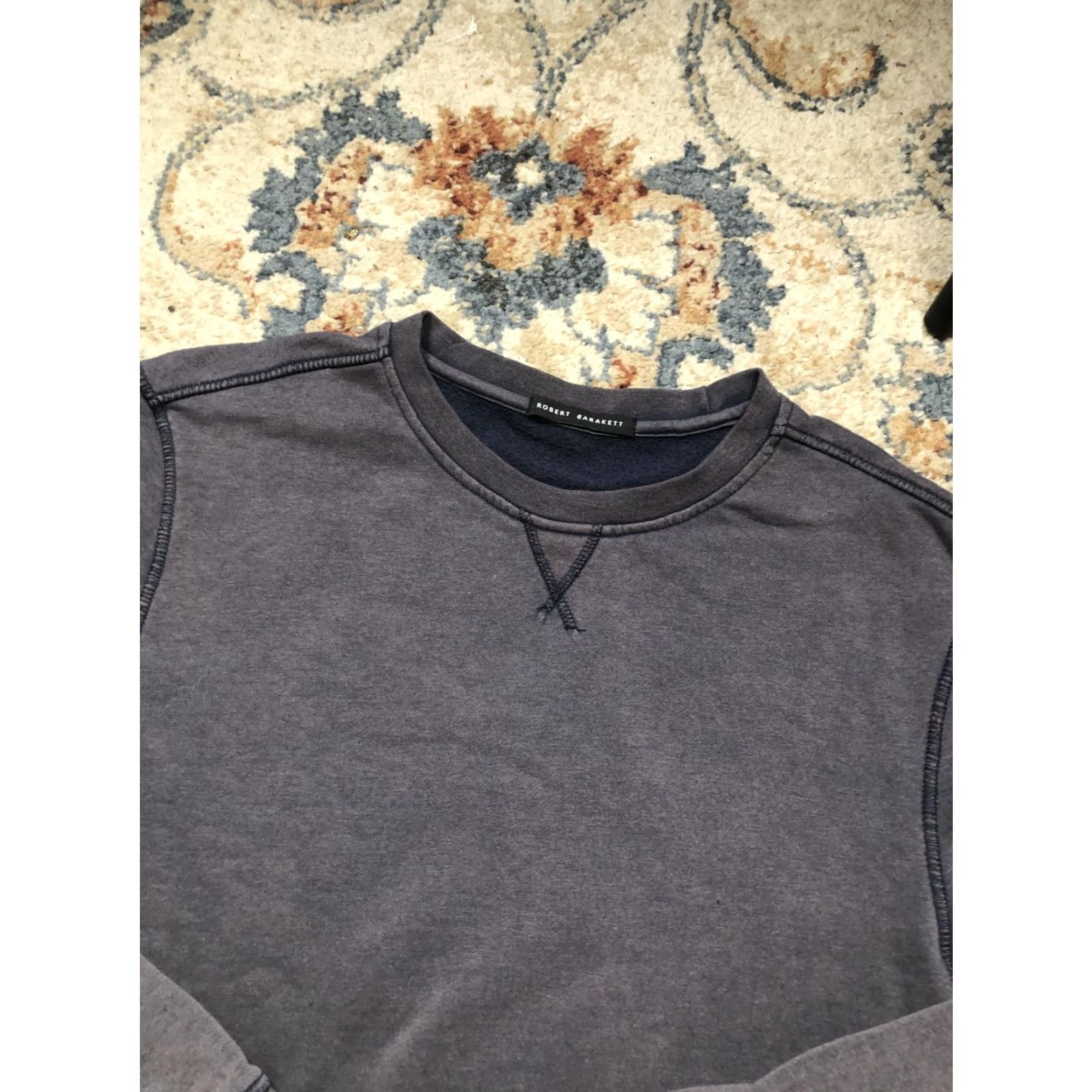 Vintage Robert Barakett Sweatshirt Mens Large Gray Fleece Crewneck Pullover Solid Size US L / EU 52-54 / 3 - 6 Thumbnail