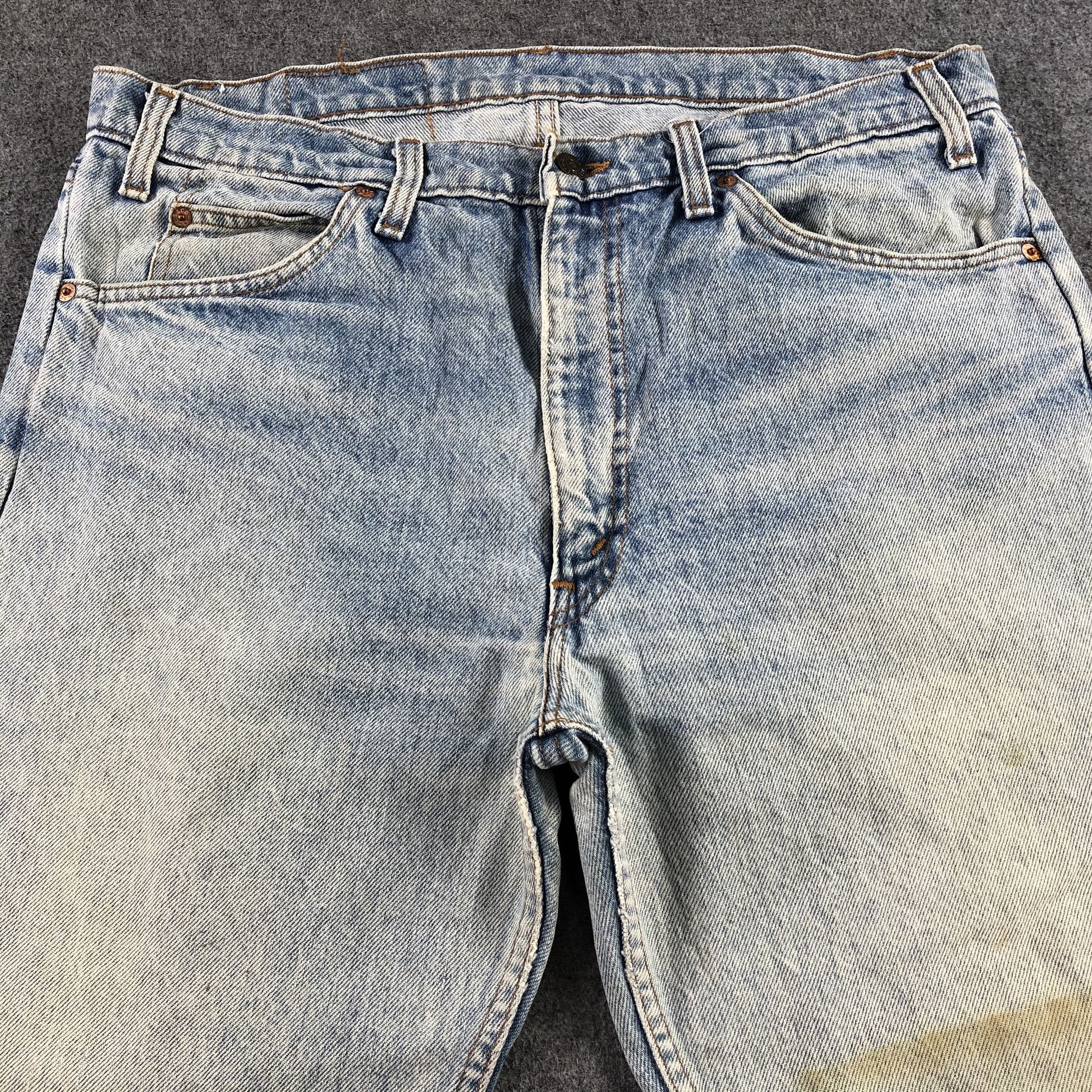 Levi's 90s Vintage Light Wash Levis 505 Jeans-J2283 Size US 35 - 3 Thumbnail