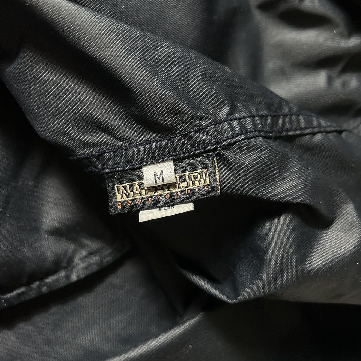 Napapijri Vintage Napapijri Big Logo Windbreaker Jacket Size US L / EU 52-54 / 3 - 6 Thumbnail