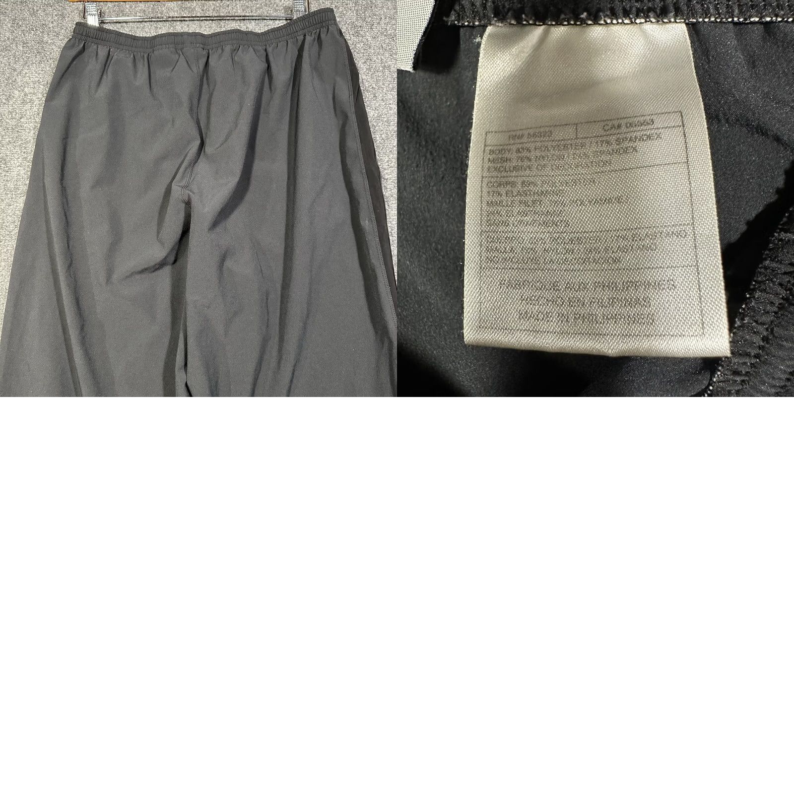 Nike Nike Track Pants Womens Large Black Zip Pockets Zip Ankles Elastic Tie Waist Regular Fit 30 Inseam Pockets Logo Fashion Activewear Shoes? Size 36" / US 14 / IT 50 - 8 Thumbnail