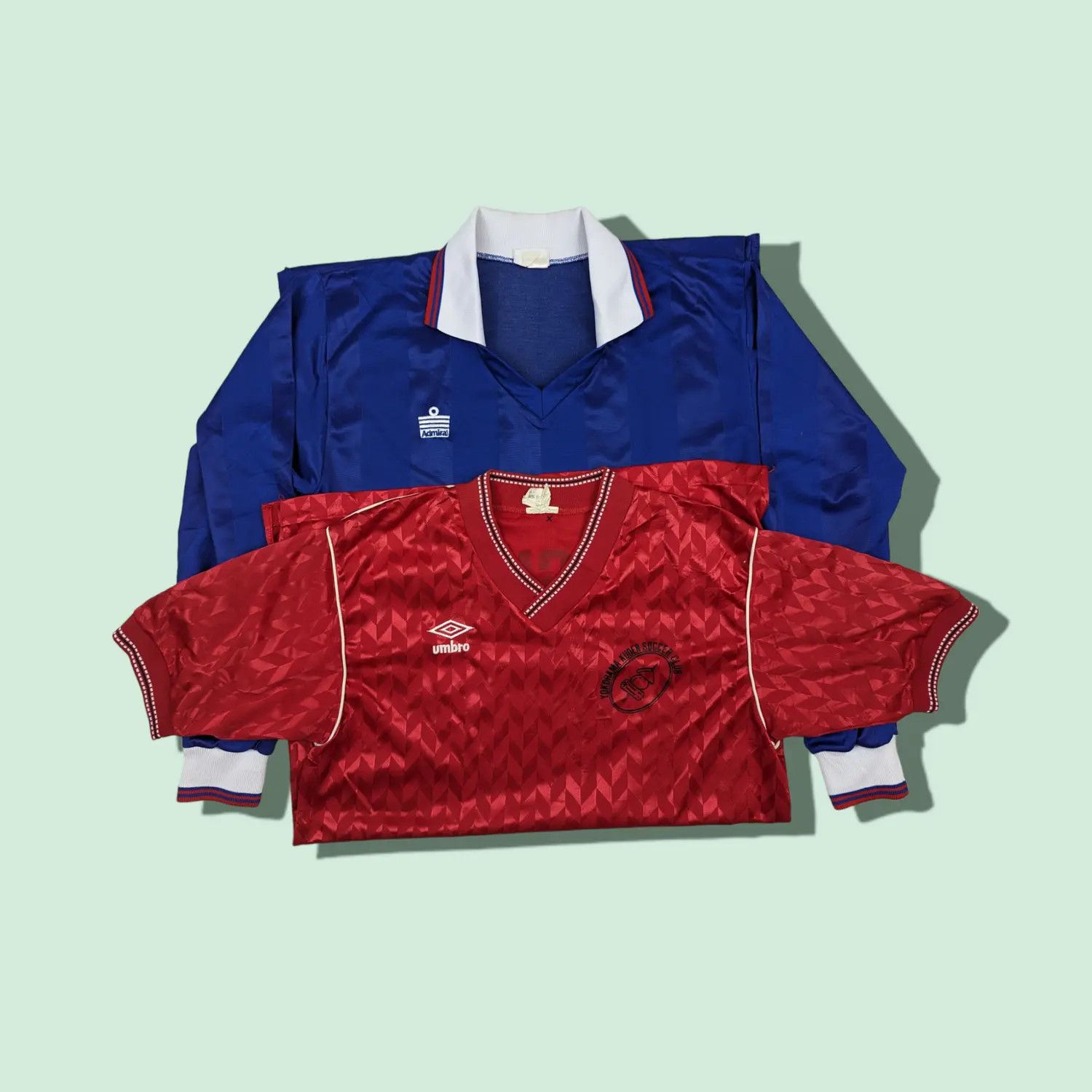 Umbro Vintage 90's COMBO Admiral & Umbro Soccer Football Jersey Size US M / EU 48-50 / 2 - 1 Thumbnail