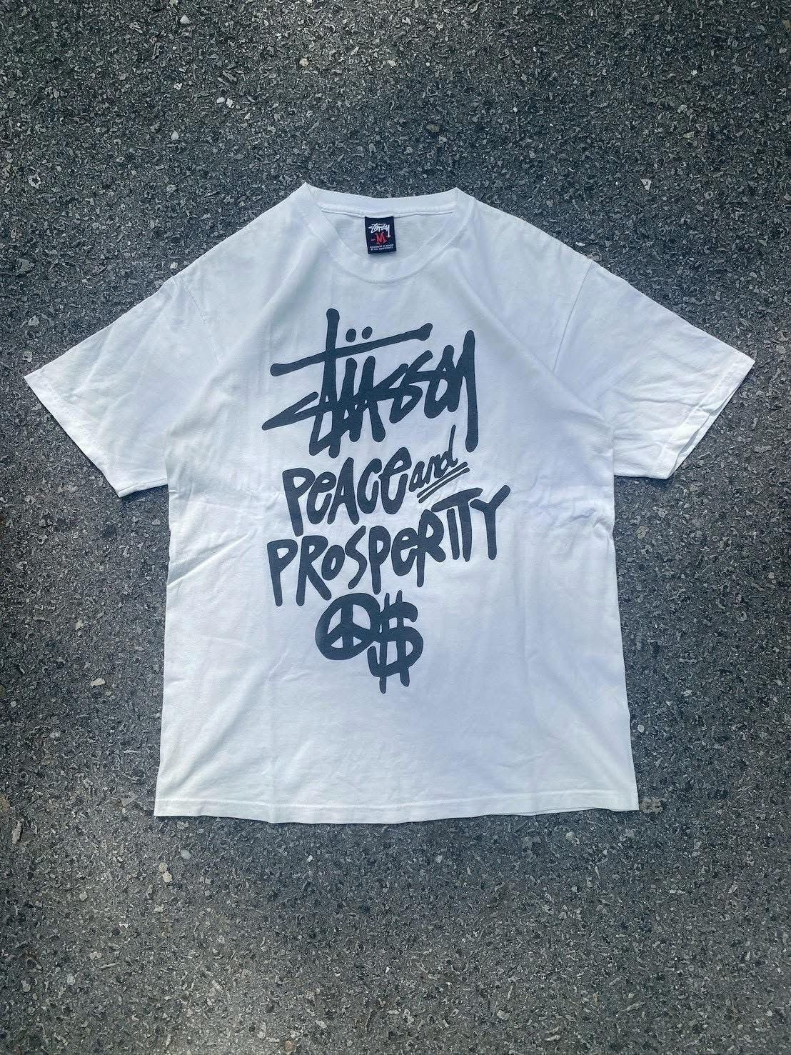 Stussy Stüssy ' Peace and prosperity ' Size US M / EU 48-50 / 2 - 1 Thumbnail