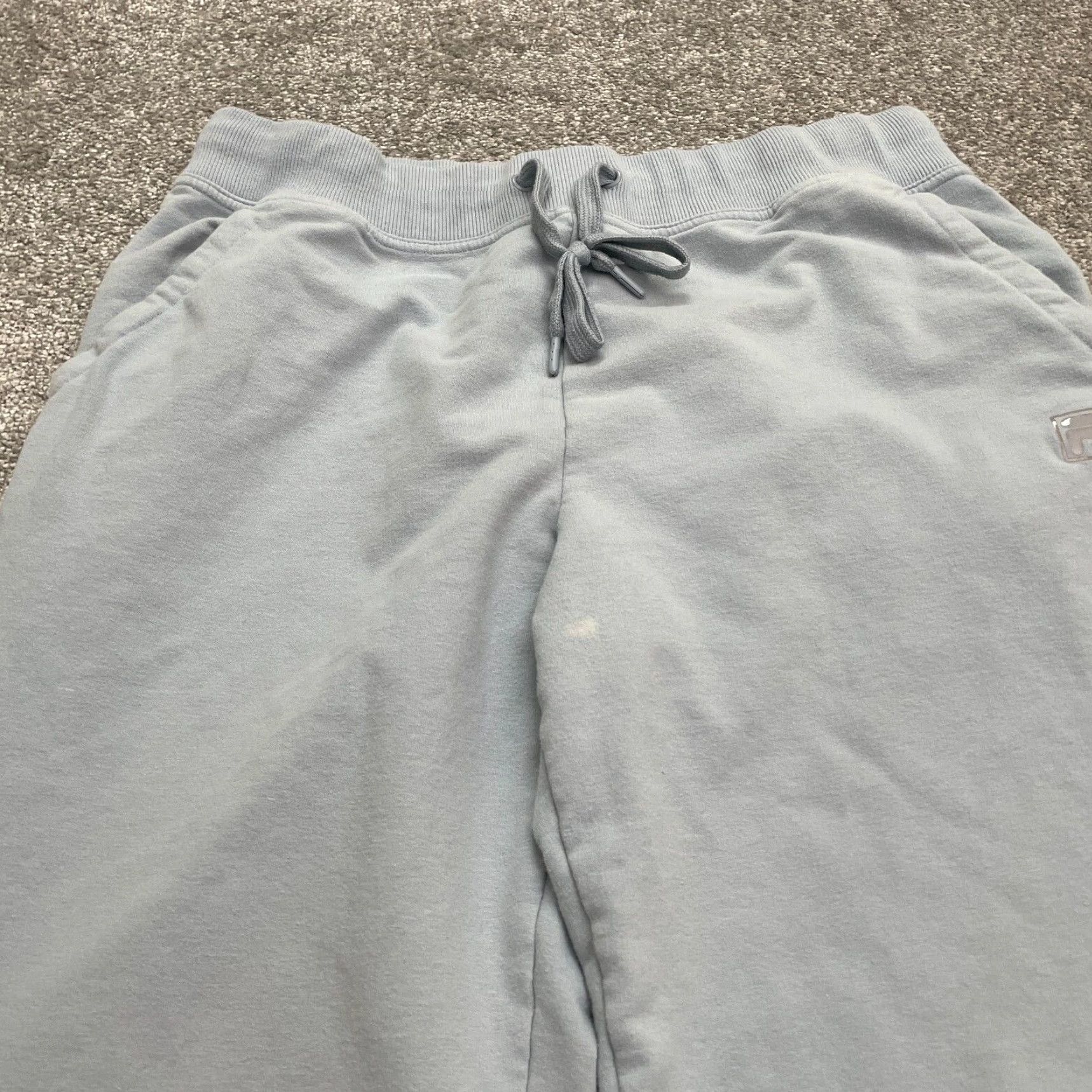 Fila Fila Sweatpants Casual Activewear Mens Large Blue Tapered Drawstring 32x28 Size US 33 - 6 Thumbnail