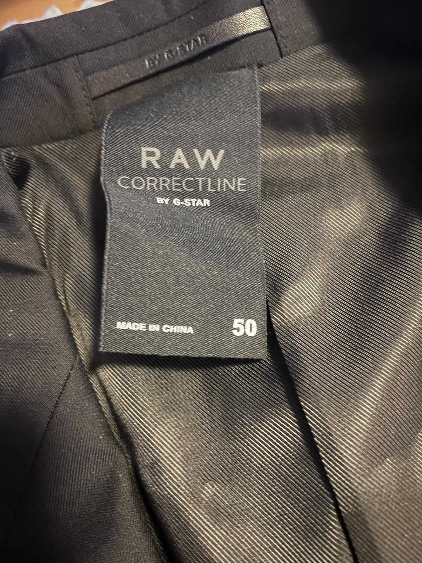 Gucci G-Star Raw black suit blazer. Q4 Size 48R - 3 Thumbnail