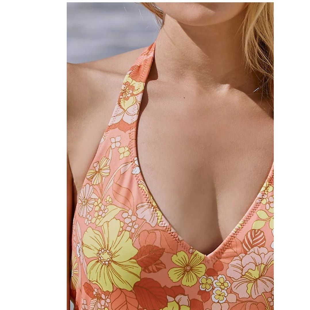 Anthropologie Anthropologie Sanctuary Reversible Halter One-Piece Swimsuit Size S / US 4 / IT 40 - 3 Thumbnail