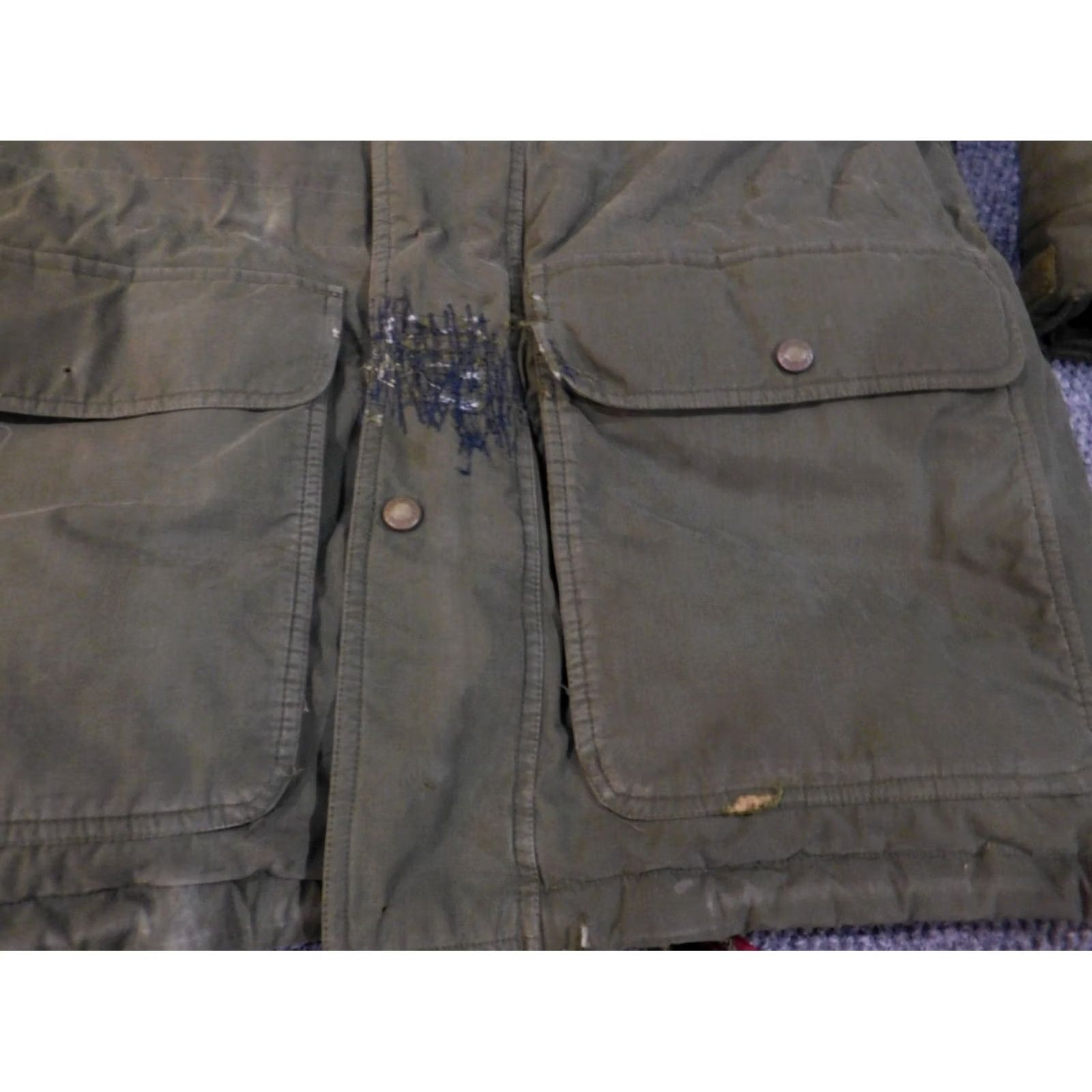 Vintage Cabela's Jacket Men M Green Parka Down Insulation Removable Hood Logo Canvas Zip Mid-Length Casual Winter Fall Size US M / EU 48-50 / 2 - 4 Thumbnail