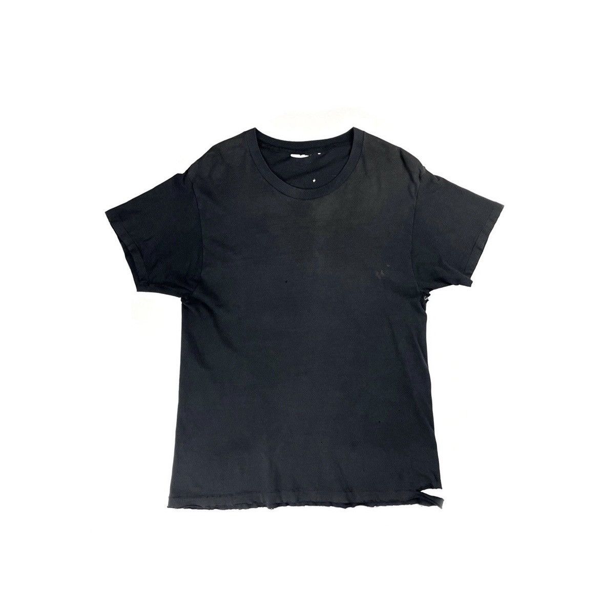 Vintage VINTAGE THRASHED FADED BLACK T-SHIRT Size US L / EU 52-54 / 3 - 1 Thumbnail