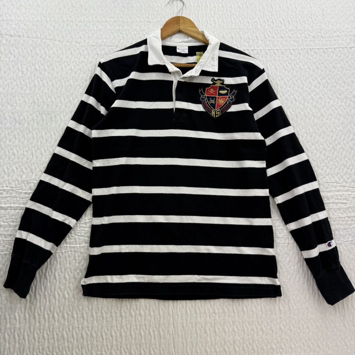 Champion Vintage Champion Stripes Big Green Numbers at back Size US M / EU 48-50 / 2 - 1 Thumbnail