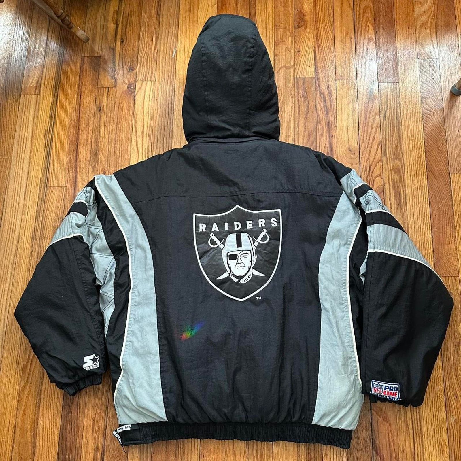 NFL × Starter × Vintage 2004 Starter NFL Pro Line Oakland Raiders Puffer Jacket XL Size US XL / EU 56 / 4 - 2 Thumbnail