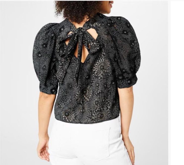 Ted Baker Ted Baker Ingriid Black Box Puff Sleeve Blouse 1 US 2-4 Size S / US 4 / IT 40 - 5 Thumbnail
