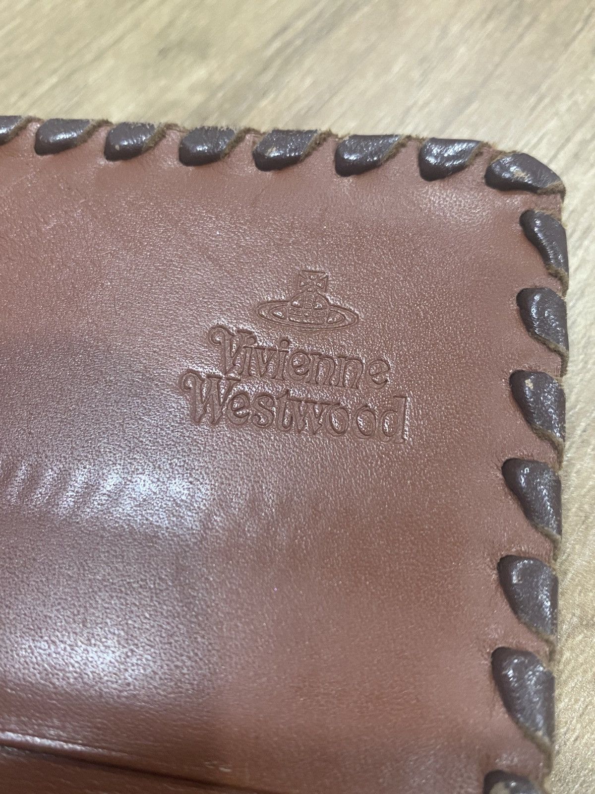 Vivienne Westwood VIVIENNE WESTWOOD Braided Leather Apollo Continental Wallet Size ONE SIZE - 8 Thumbnail