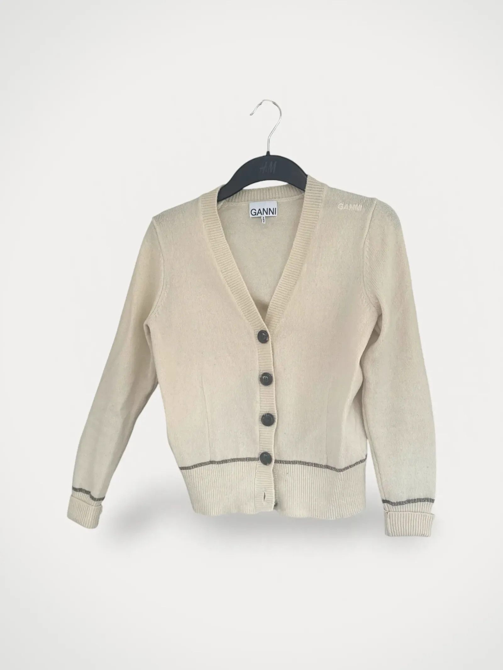 Ganni Ganni Cardigan Size S / US 4 / IT 40 - 1 Thumbnail