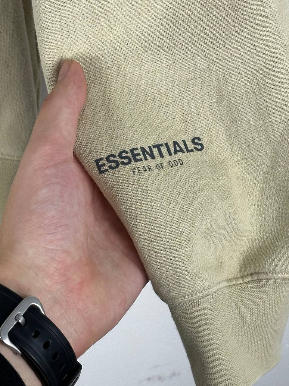 Essentials × Fear of God Fear of God Essentials Hoodie Oversized Beige Size US XS / EU 42 / 0 - 8 Thumbnail