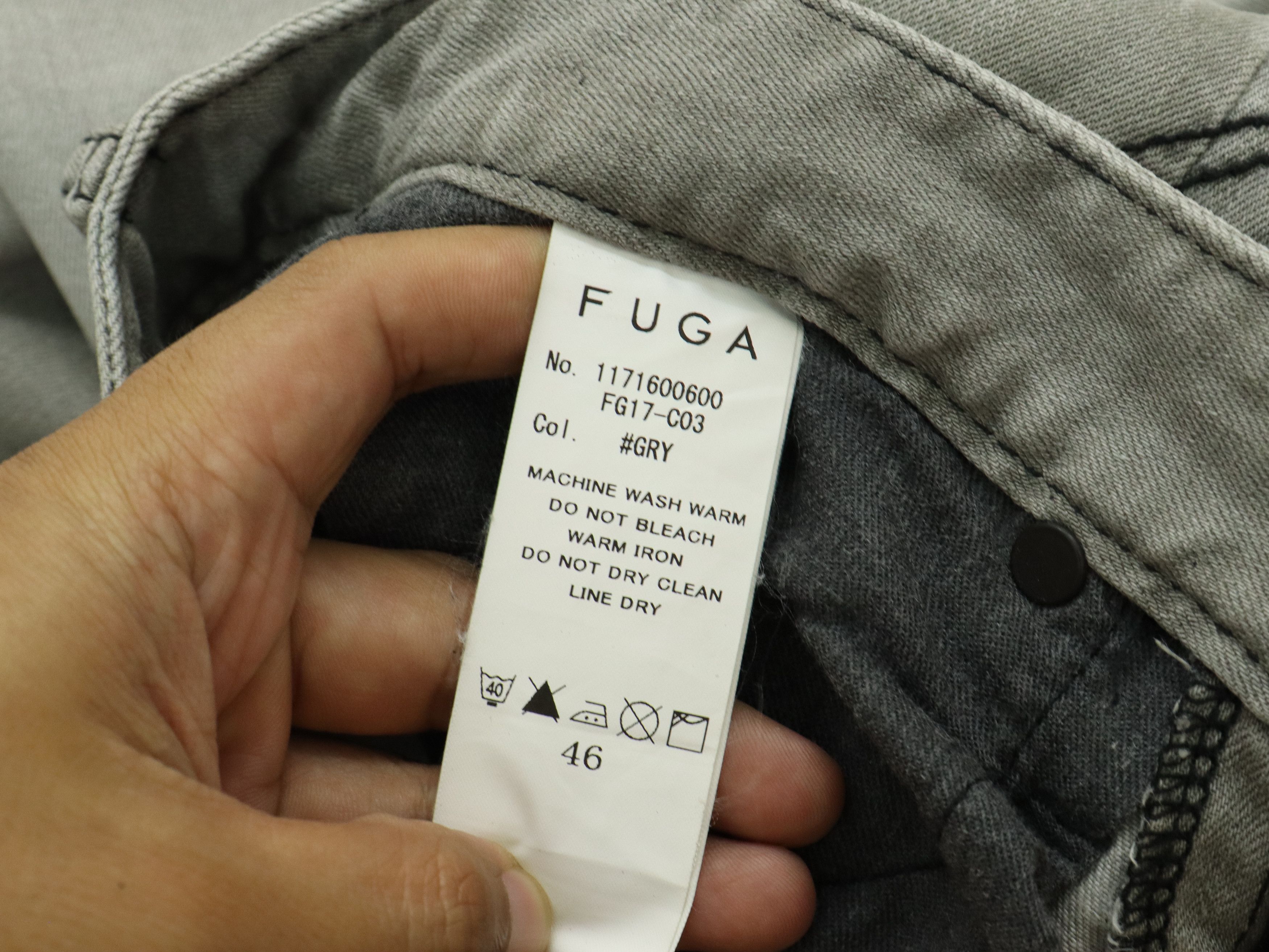 GOSTAR DE FUGA FUGA Skinny Distressed Patched Stretchable Pant Size US 33 - 13 Thumbnail