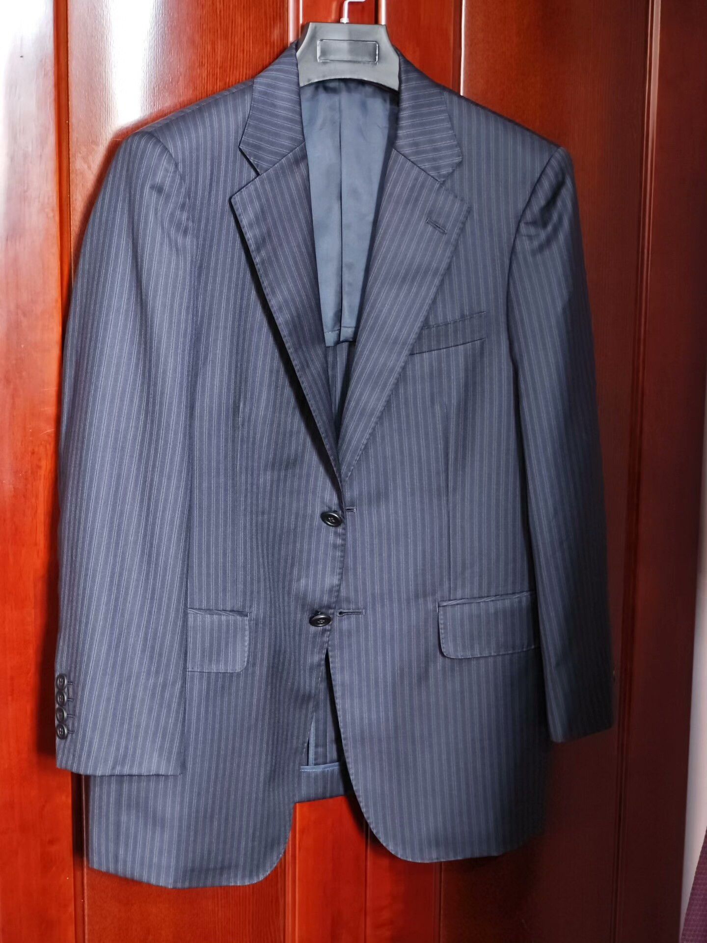 Japanese Brand Custom Wool Blend Dormeuil Suit Size US S / EU 44-46 / 1 - 1 Thumbnail