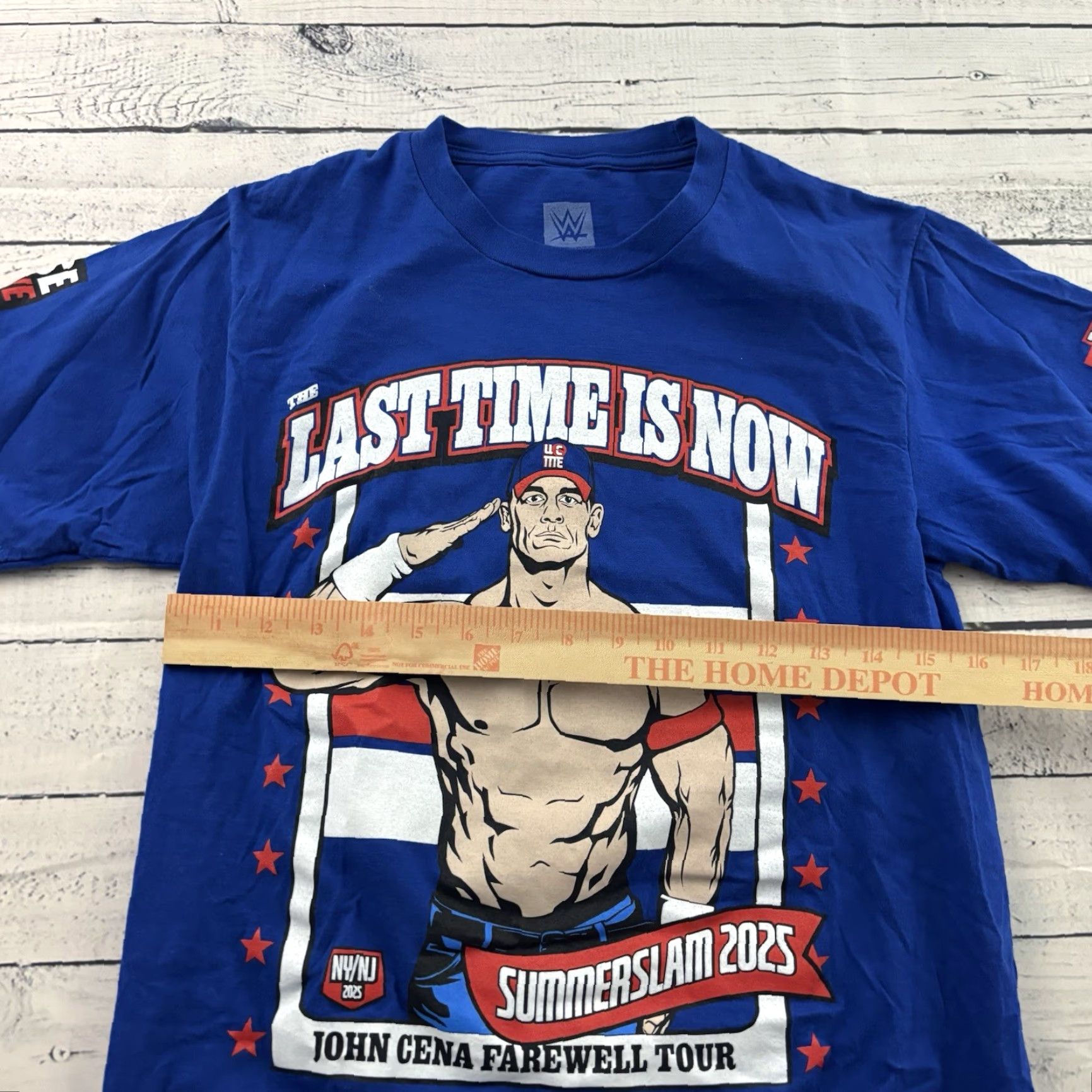 Vintage WWE The Last Time Is Now John Cena Short Sleeve T Shirt Mens S Blue Size US S / EU 44-46 / 1 - 4 Thumbnail