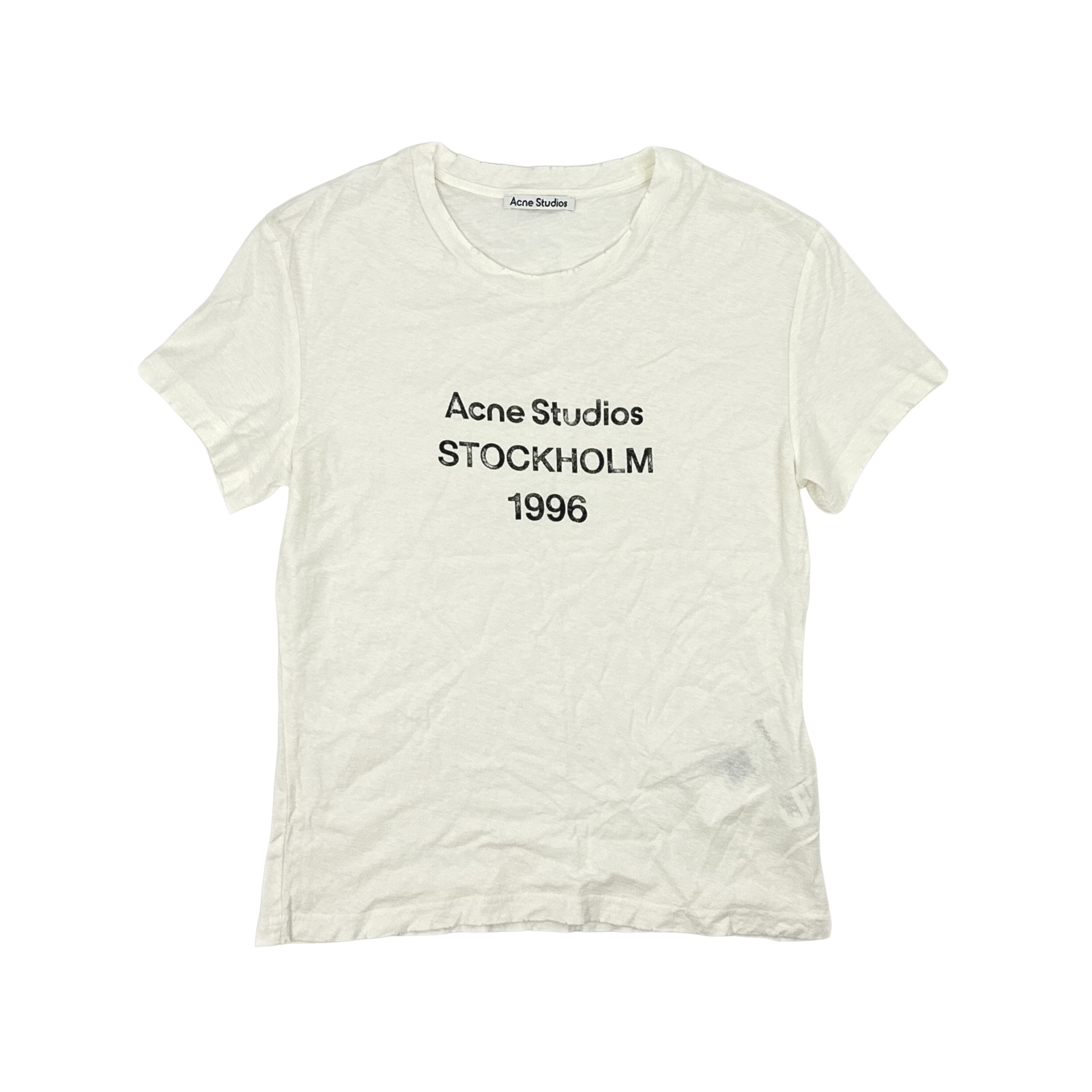 Acne Studios Acne Studios Stockholm 1996 Logo T-Shirt S Size US S / EU 44-46 / 1 - 1 Thumbnail