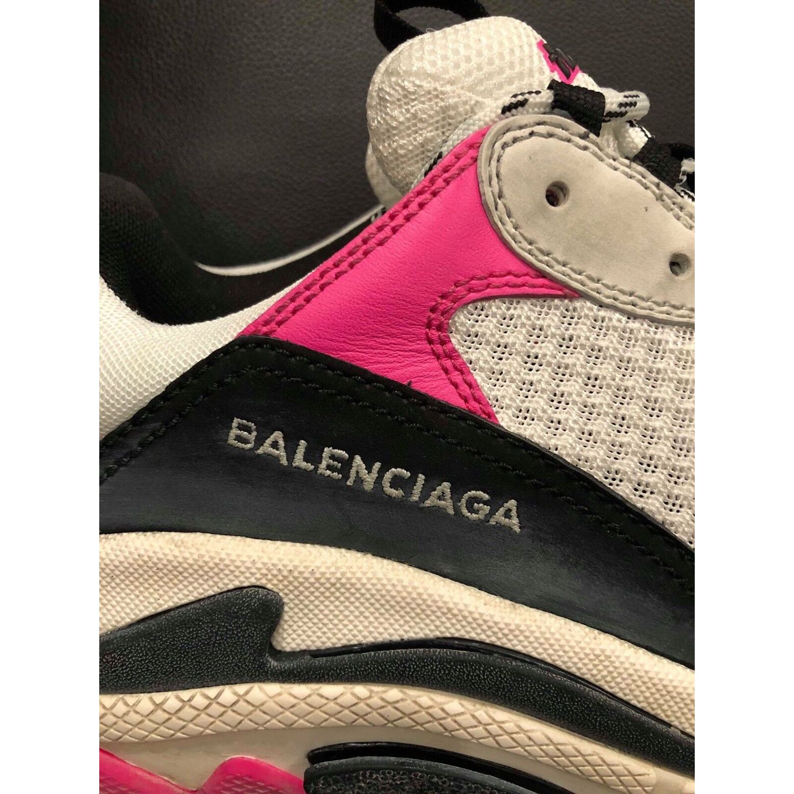 Balenciaga Triple S Sneaker Womens Leather Speed Flat Trainers 42 Size US 12 / IT 42 - 8 Thumbnail