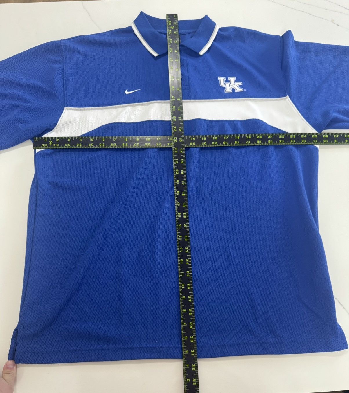Nike Nike Team Kentucky Wildcats Polo Shirt 💙🐾 (UK / NCAA) Size US XL / EU 56 / 4 - 4 Thumbnail