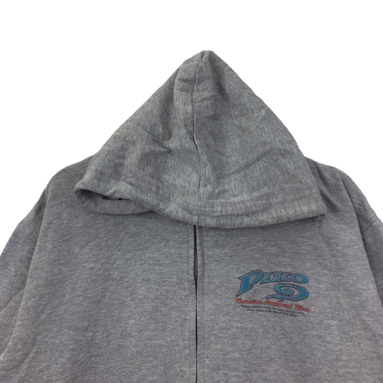 Vintage Vtg PIKO HAWAIIAN SURFING Longboard Wear Hoodie Size US XL / EU 56 / 4 - 3 Thumbnail