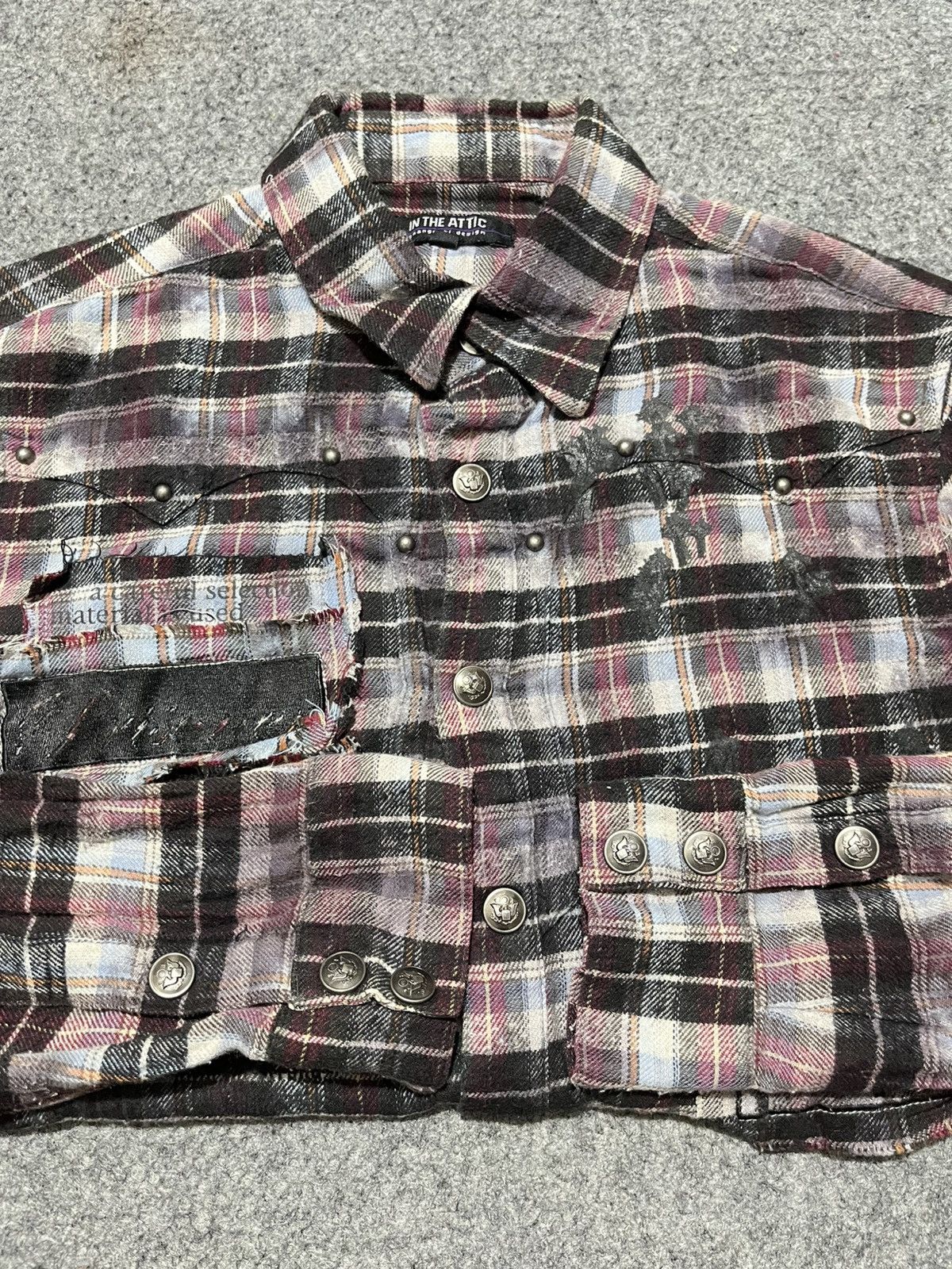 In The Attic ❌SOLDOUT❌❌In The Attic Embroidered Flanel Shirt Size US M / EU 48-50 / 2 - 21 Thumbnail