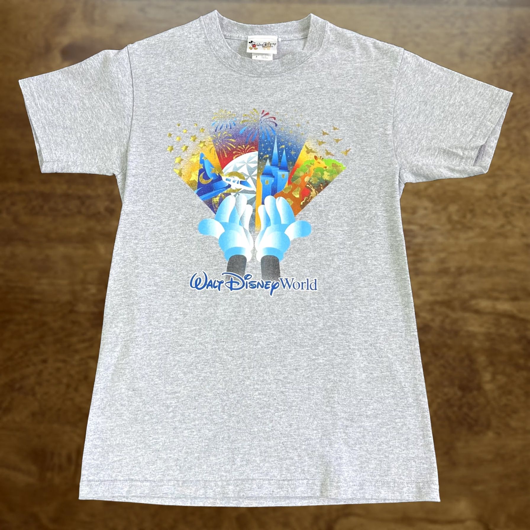 Disney Walt Disney World Shirt Mens Small Gray Mickey Mouse Theme Park Tee T-Shirt Size US S / EU 44-46 / 1 - 1 Thumbnail