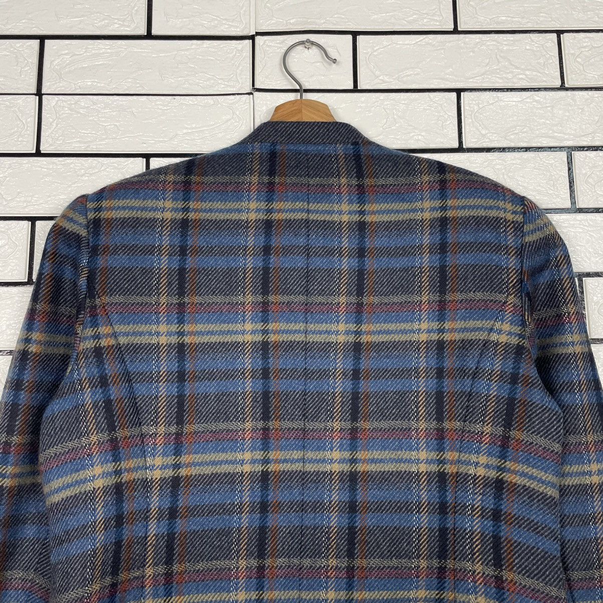 Hardy Amies Hardy Amies Boutique London Plaid Crop Jacket Size M / US 6-8 / IT 42-44 - 8 Thumbnail