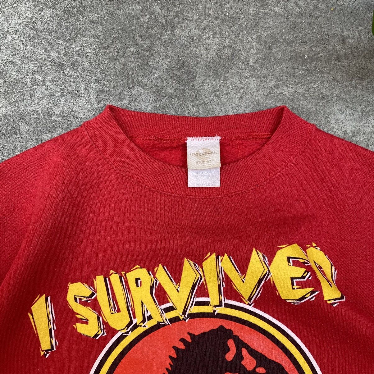 Vintage Vintage 1996 Jurassic Park The Ride Crewneck Size US M / EU 48-50 / 2 - 8 Thumbnail