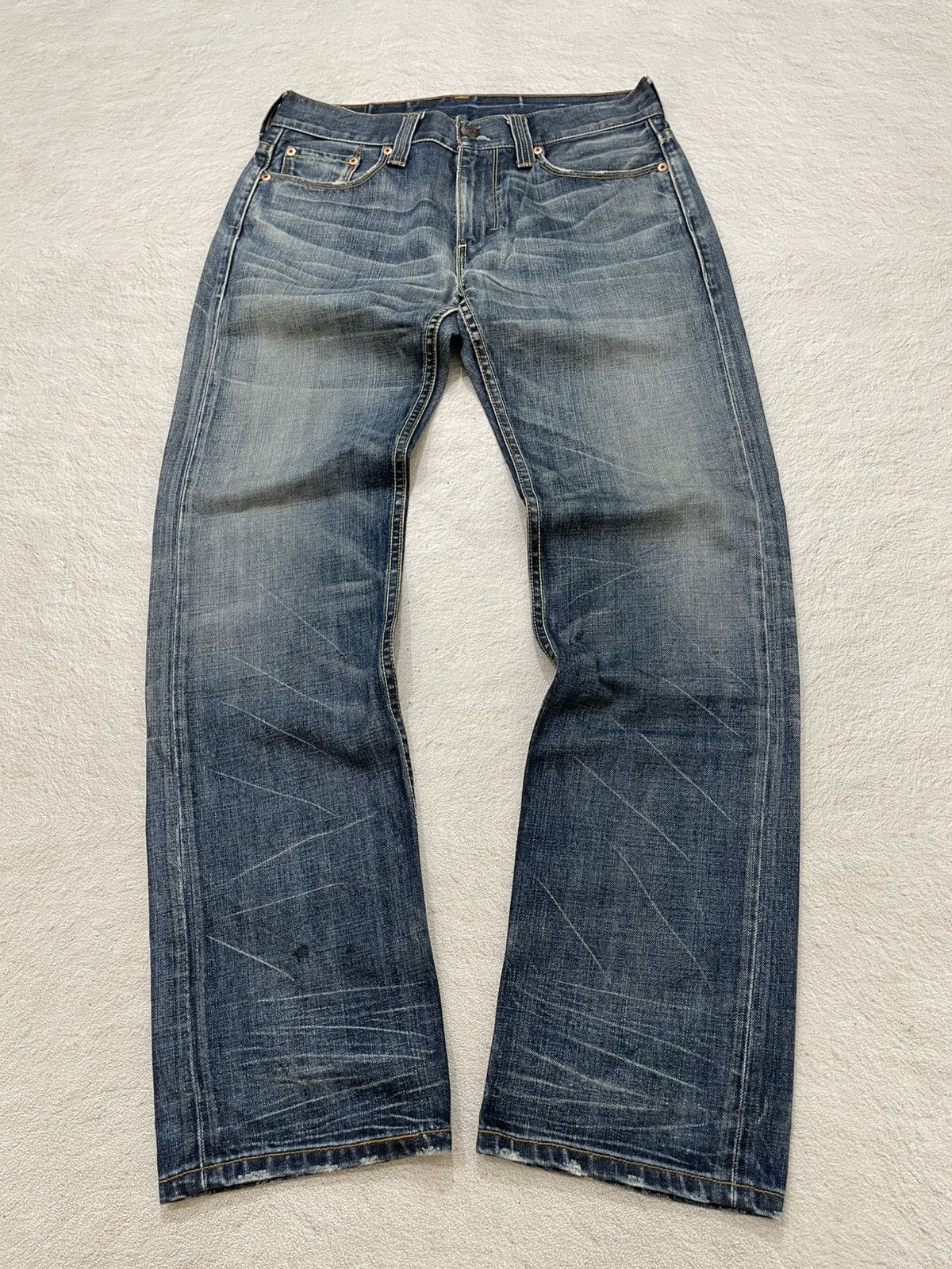 Levi's Vintage Clothing 00s Levis Denim Vintage Rare Faded Mudwash Y2K Size US 32 / EU 48 - 1 Thumbnail