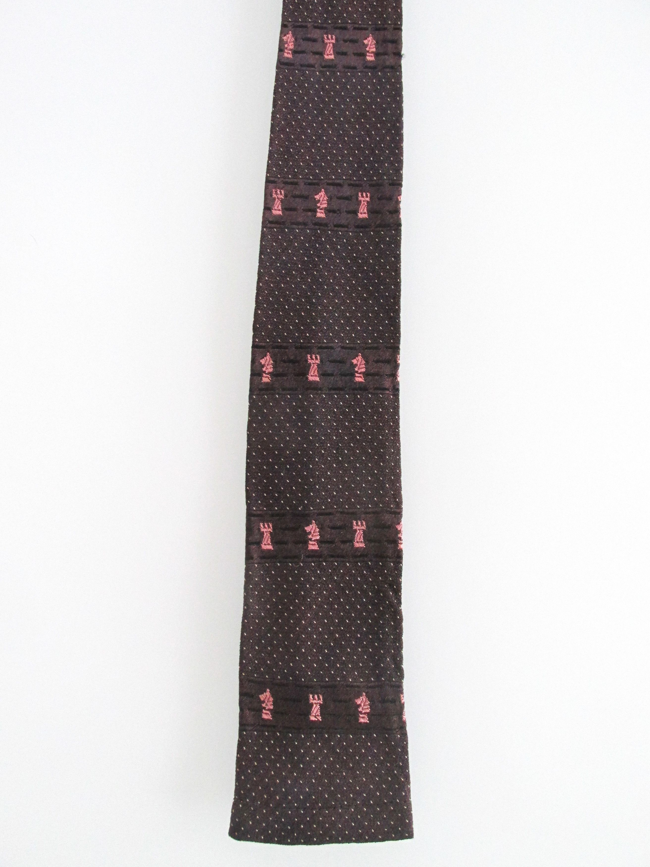 Vintage Flat/Square Bottom Vintage Men's Tie Size ONE SIZE - 2 Thumbnail