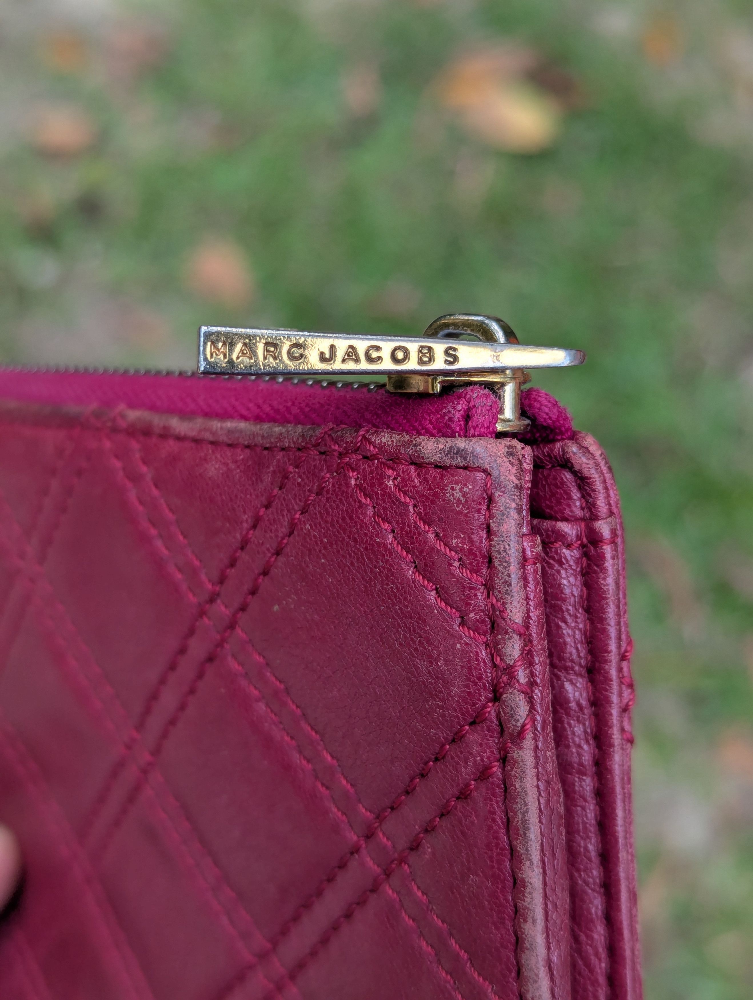 Marc Jacobs Marc Jacobs Quilted Leather Double Pocket Zip Wallet Size ONE SIZE - 3 Thumbnail