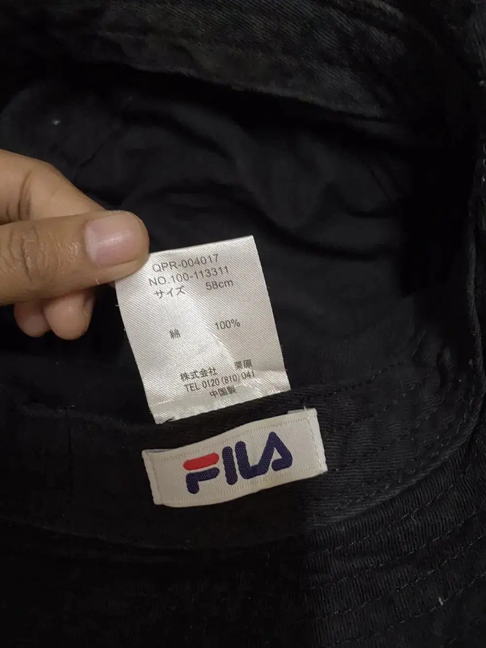 Fila Vintage Fila Small Logo Bucket Hat Size ONE SIZE - 5 Thumbnail
