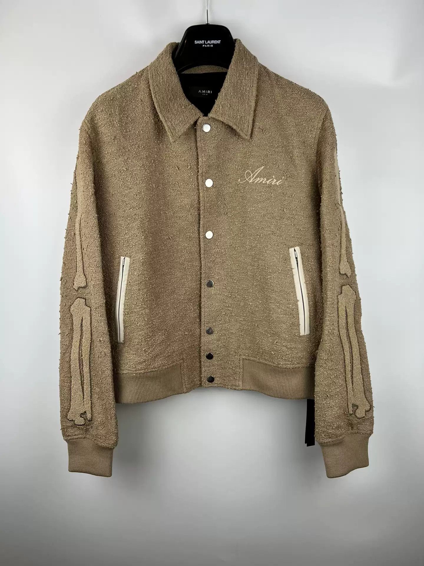 Amiri's New Khaki Teddy Bones Jacket