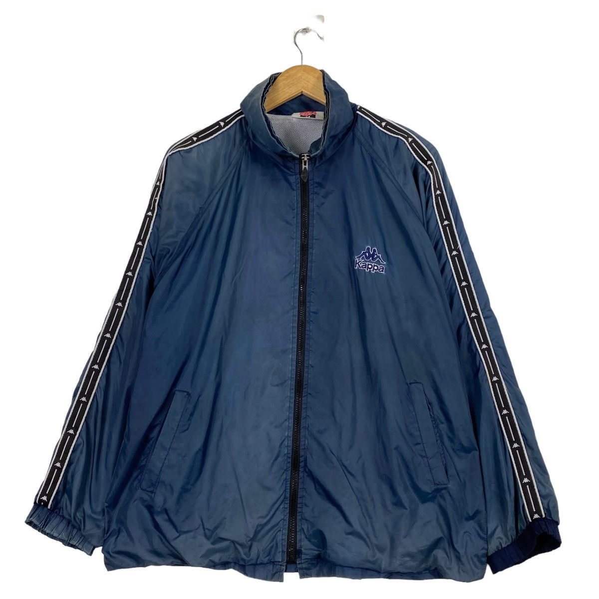Japanese Brand VINTAGE 90s KAPPA WINDBREAKER BIG LOGO JACKET Size US M / EU 48-50 / 2 - 3 Thumbnail