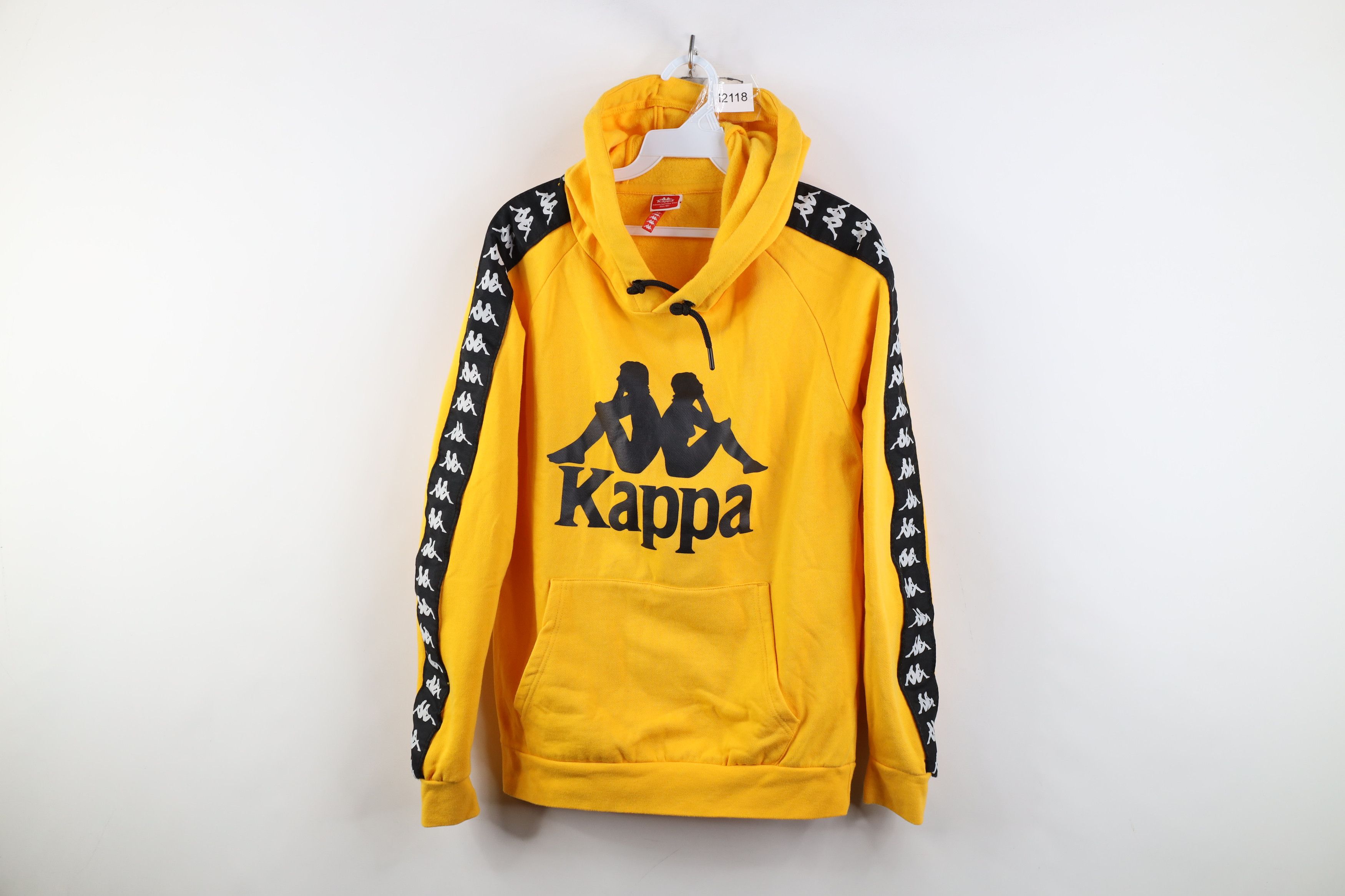 Kappa Vintage 90s Kappa Spell Out Taped Logo Soccer Hoodie Size US M / EU 48-50 / 2 - 1 Thumbnail