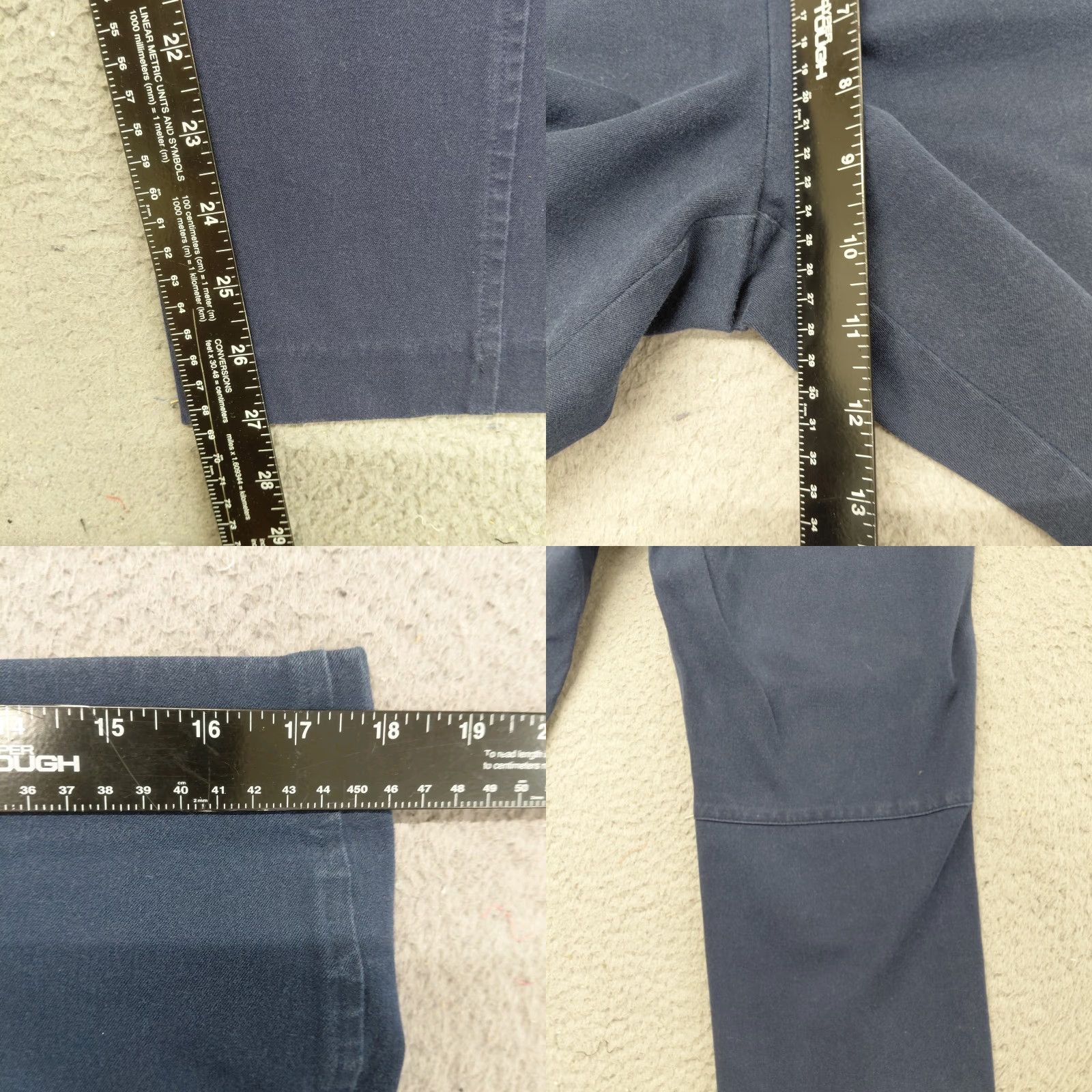Ralph Lauren Lauren Ralph Lauren Pants Womens 12 Blue Slim Fit Pull On Stretch Leggings Tapered Leg City Preppy Casual Dressy Knit Cotton Elastane Viscose Size 34" / US 12 / IT 48 - 8 Thumbnail