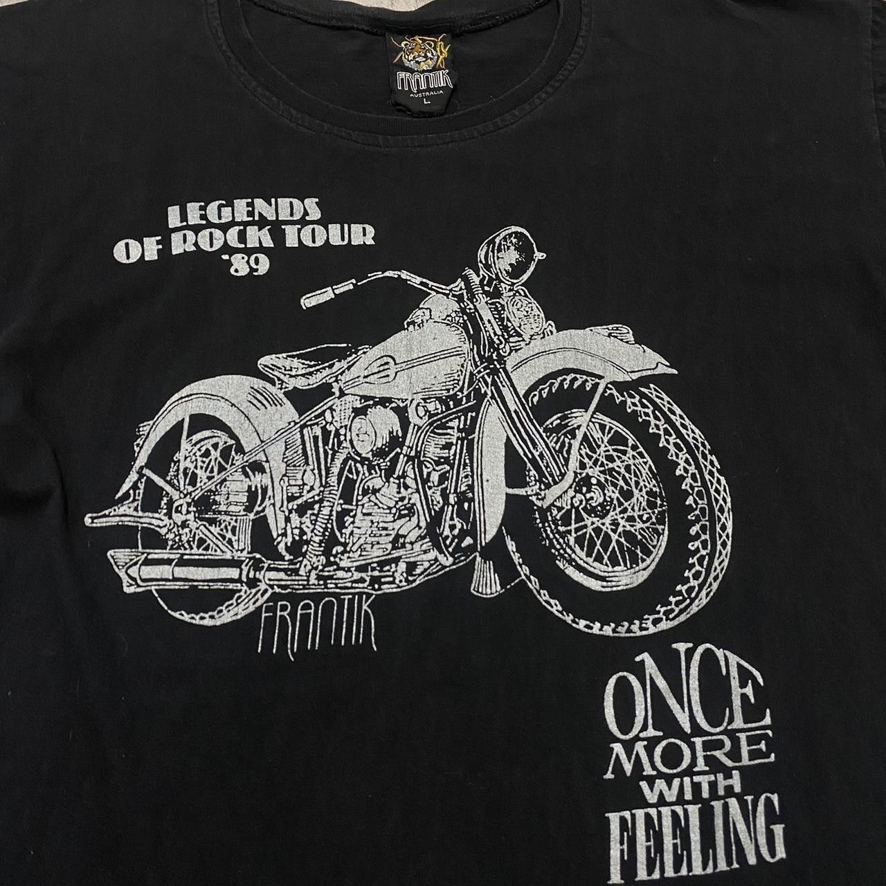 Other 1989 Legends of Rock Tour black tee Motorcycle Size US L / EU 52-54 / 3 - 3 Thumbnail