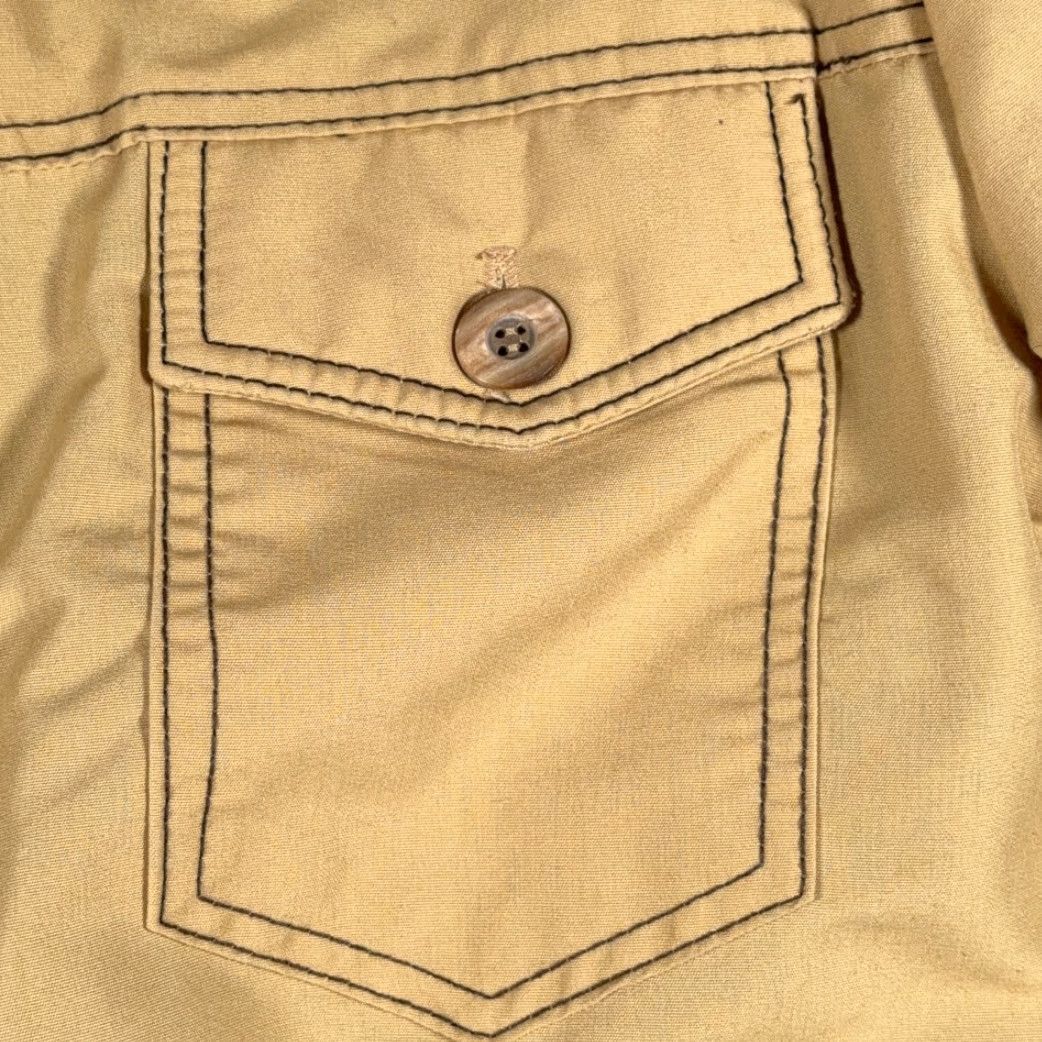 Vintage VINTAGE J. C. Penney Jacket Adult 42 Brown Canvas Sherpa Chore Western 70s Mens Size US L / EU 52-54 / 3 - 6 Thumbnail