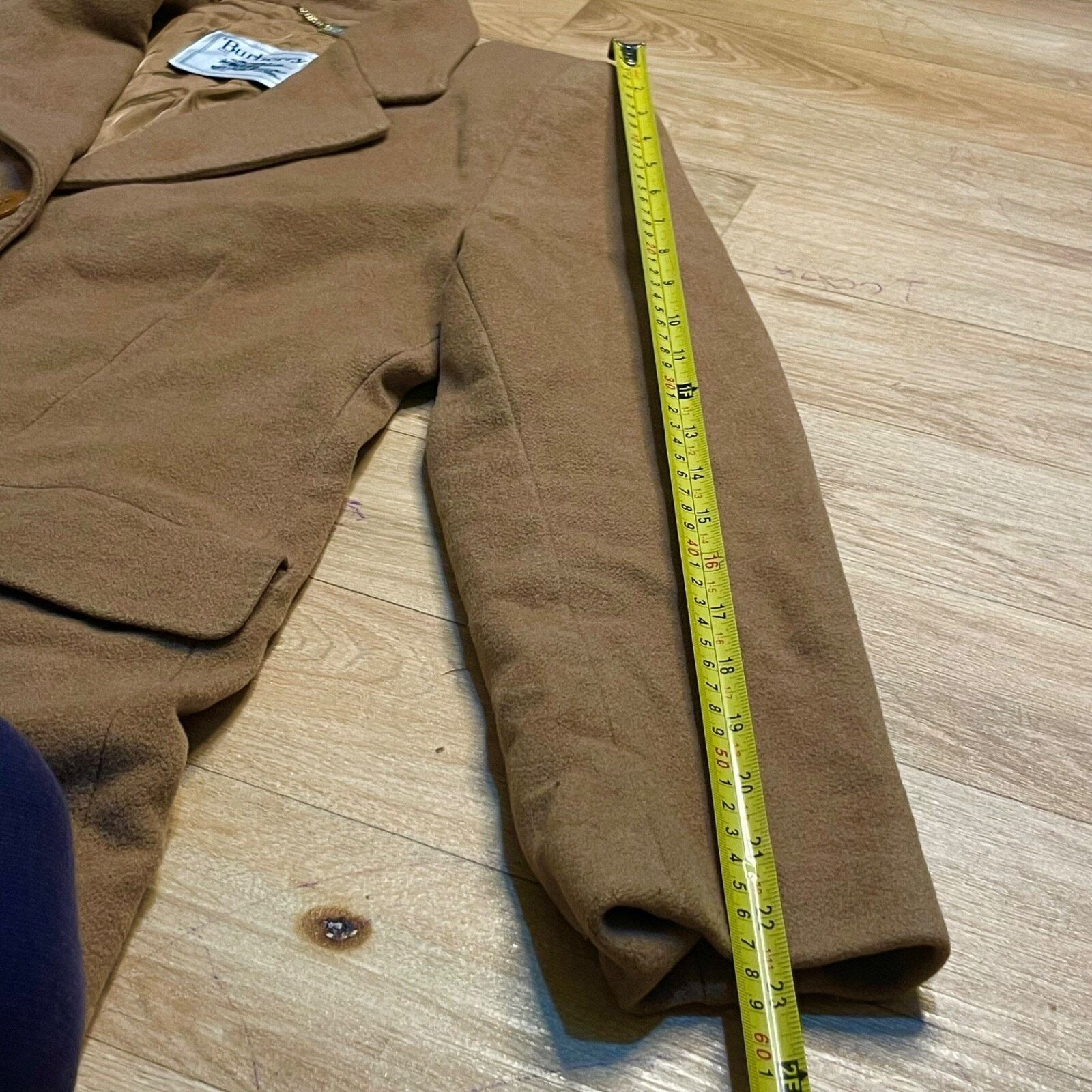 Burberry Vintage Burberry WINTER TRENCH coat VIRGIN wool CASHMERE Size S / US 4 / IT 40 - 19 Thumbnail