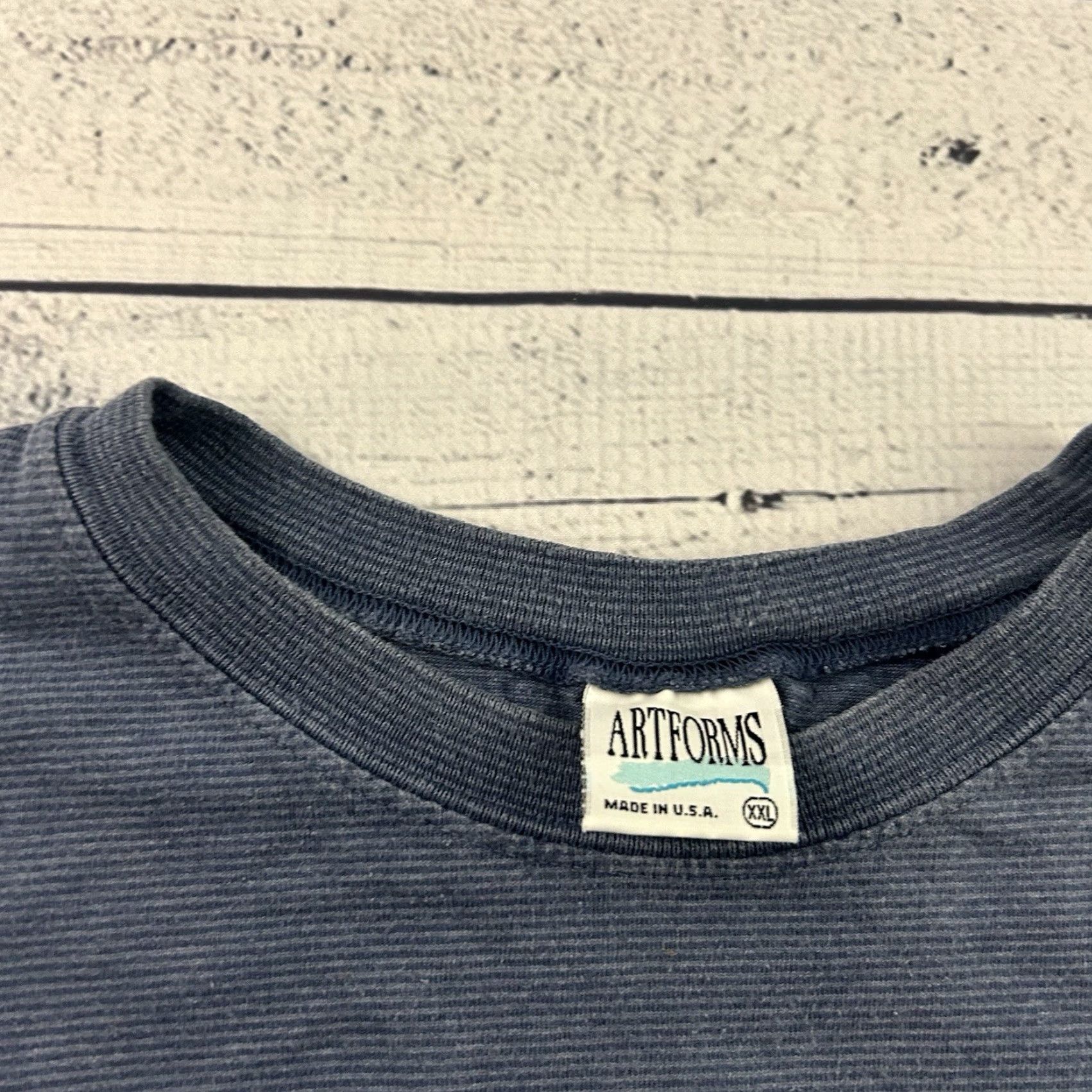Vintage Vintage Artforms John F. Kennedy Library Museum Short Sleeve T Shirt Men's XXL Blue Artforms 2XL Shirt Mens JFK Library Museum Shirt Blue XXL Size US XXL / EU 58 / 5 - 2 Thumbnail