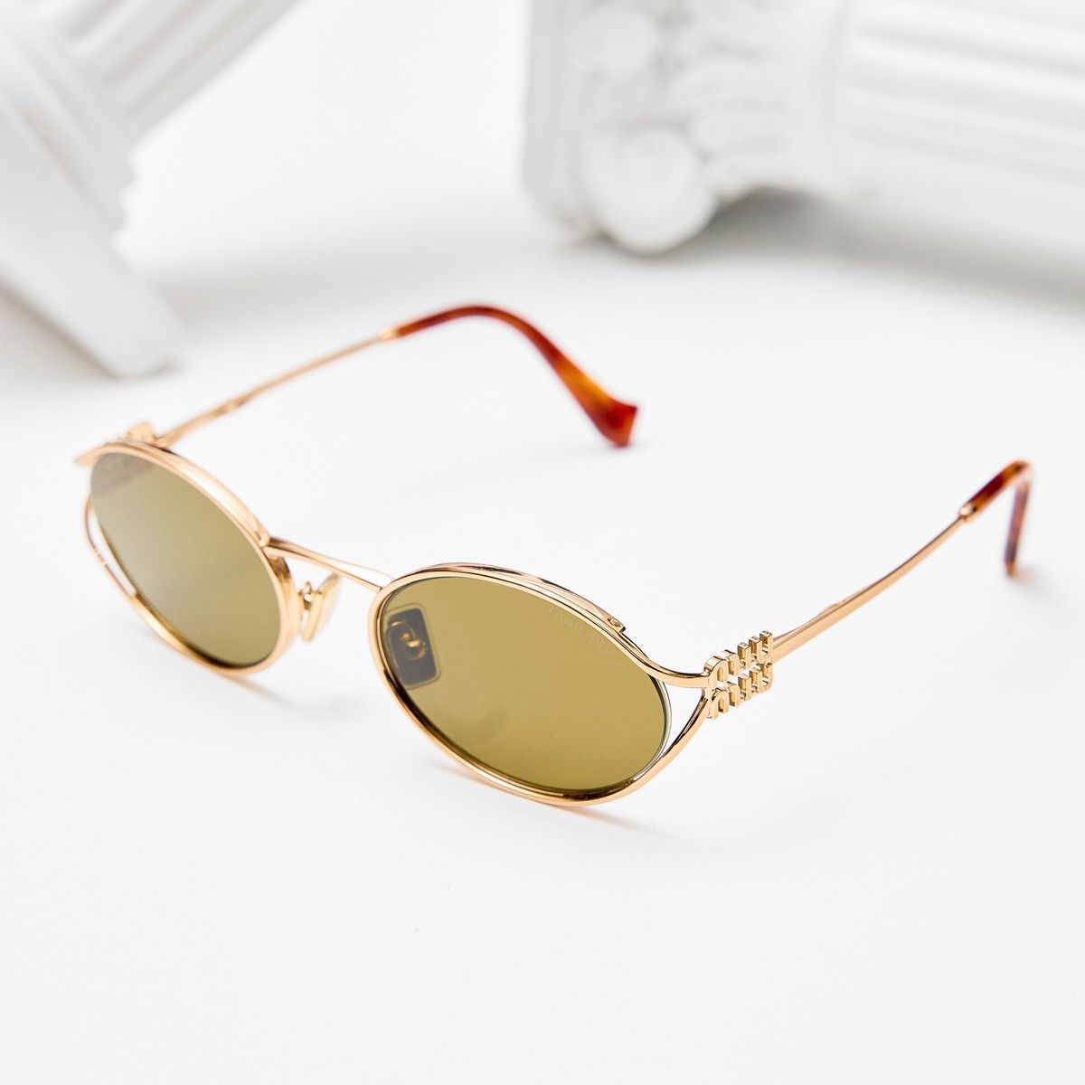 Miu Miu MIU MIU 0MU 52YS 7OE01T SUNGLASSES Size ONE SIZE - 2 Thumbnail