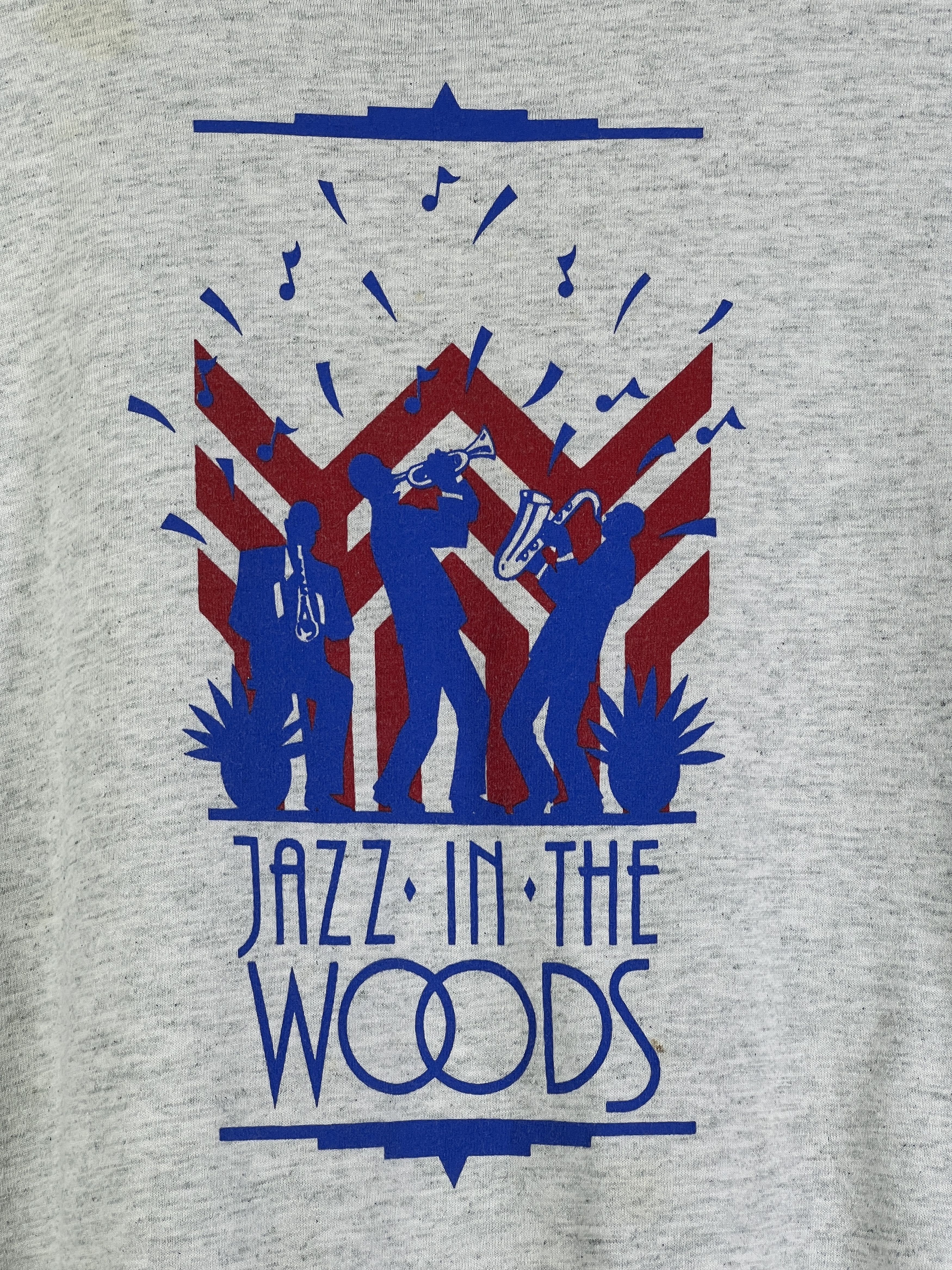 Vintage No.5165 Vintage 90s Jazz in the Woods Graphic Tee (XL) Size US XL / EU 56 / 4 - 2 Thumbnail