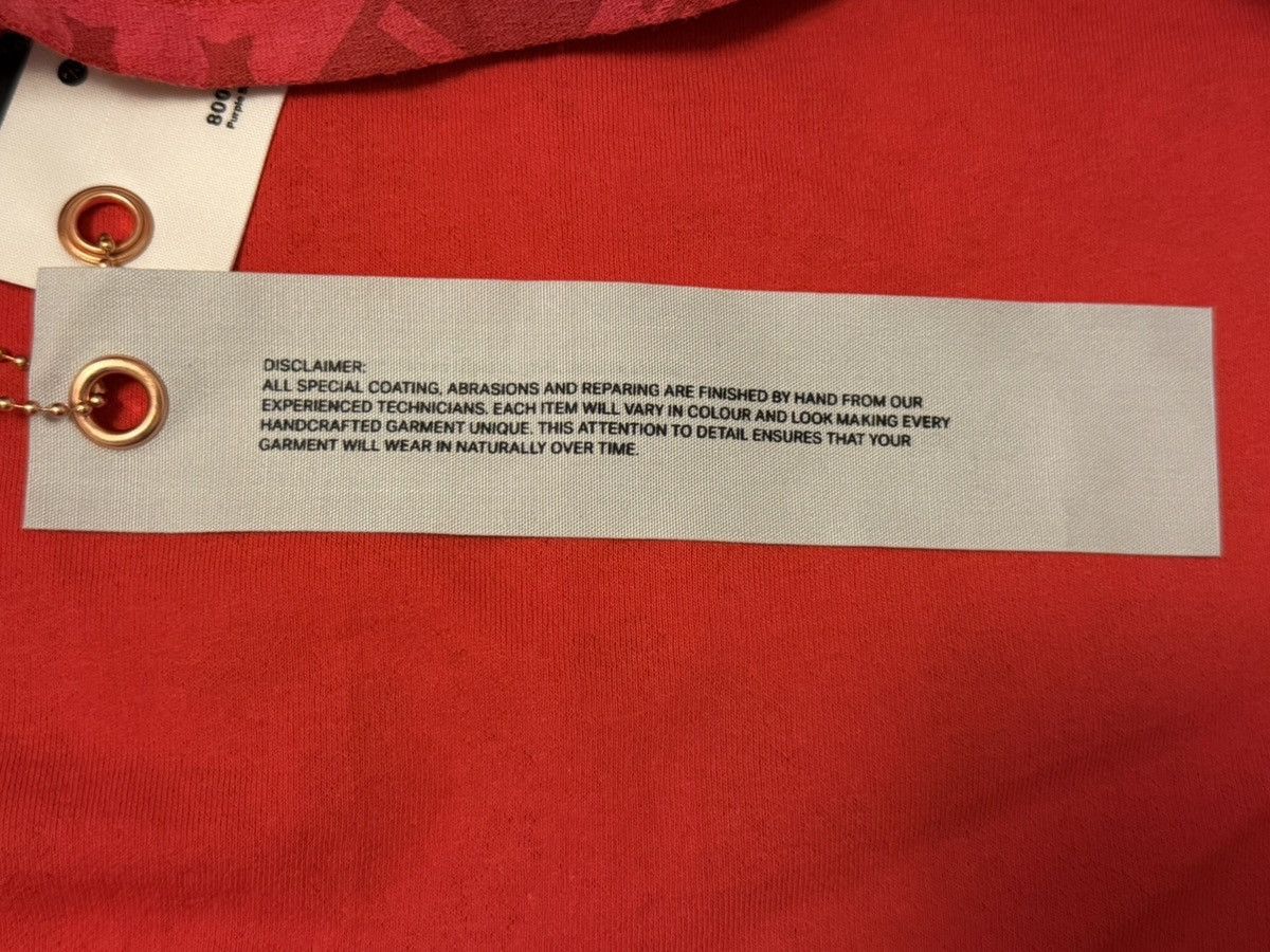Purple Brand Authentic Purple Brand Sz. M Red Tank Top T Shirt Size US M / EU 48-50 / 2 - 6 Thumbnail