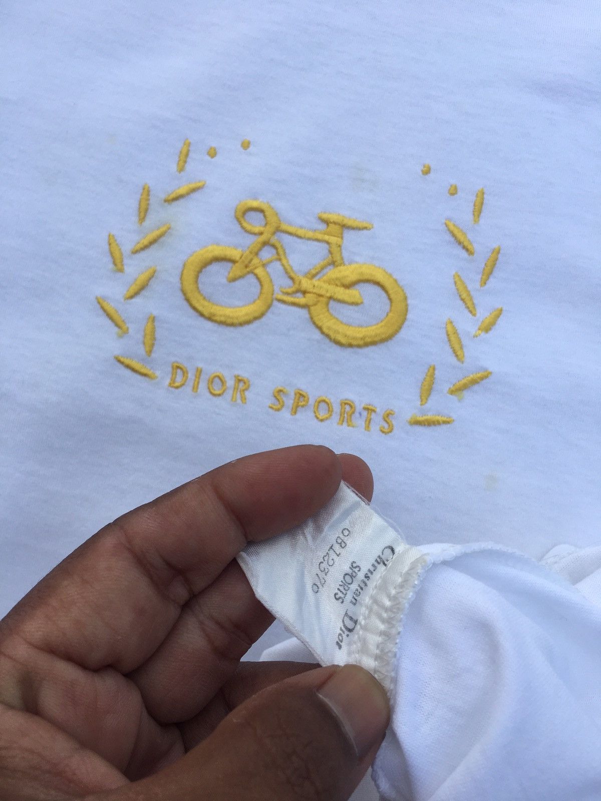 Christian Dior Monsieur Rare Vintage Christian Dior Spellout Tshirt Size M / US 6-8 / IT 42-44 - 12 Thumbnail