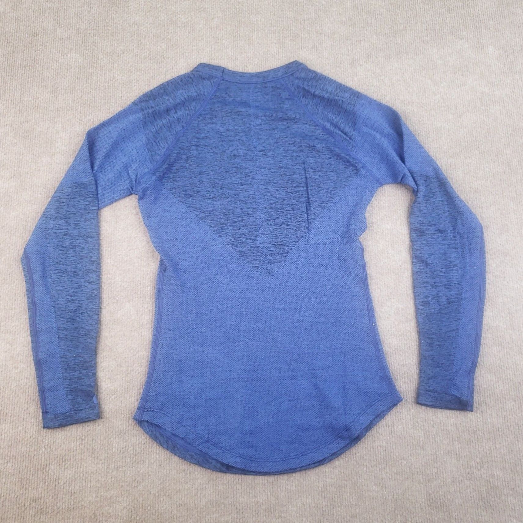 Vintage VINTAGE Clove Shirt Womens XS Blue Crewneck Long Sleeve Stretch Fitted Size XS / US 0-2 / IT 36-38 - 8 Thumbnail