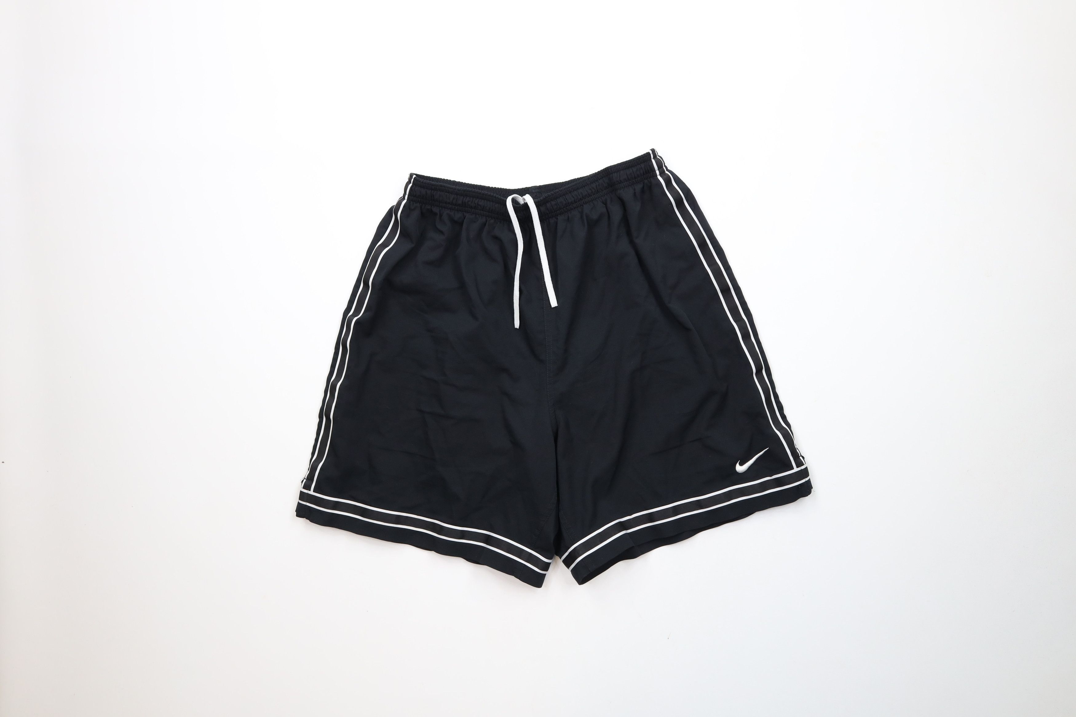 Nike × Vintage Vintage Nike Running Jogging Soccer Shorts Black Polyester Size US 32 / EU 48 - 1 Thumbnail