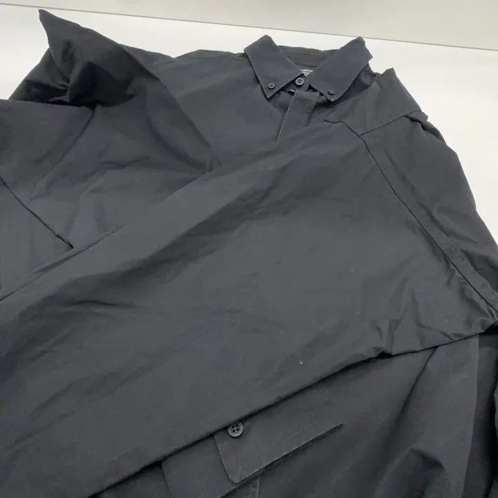 Balenciaga Balenciaga Balenciaga Large Fit Embroidered Long Sleeve Sh Size US L / EU 52-54 / 3 - 5 Thumbnail