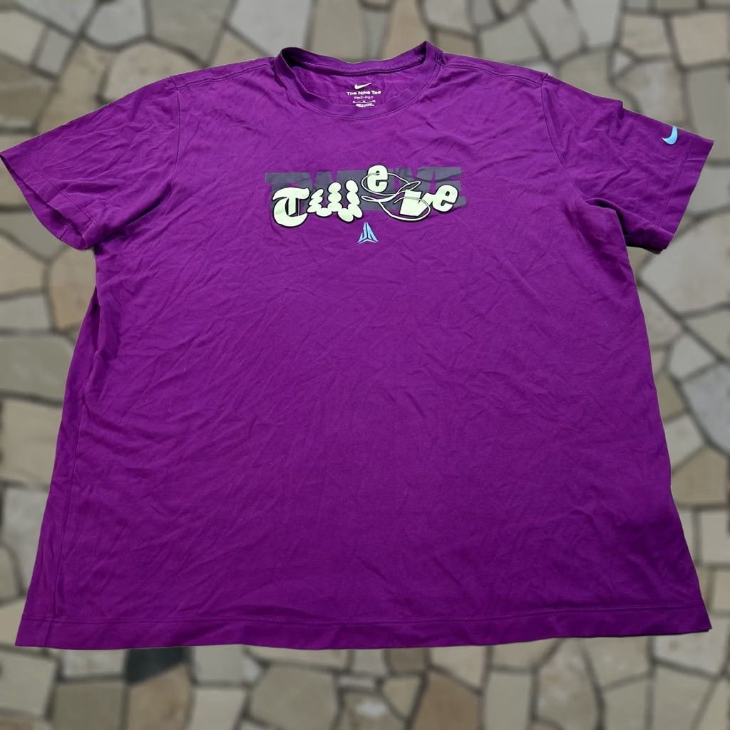 Nike Nike Shirt Mens Large Purple Ja Morant Twelve Graphic Dri-Fit NBA Tee Size US L / EU 52-54 / 3 - 1 Thumbnail