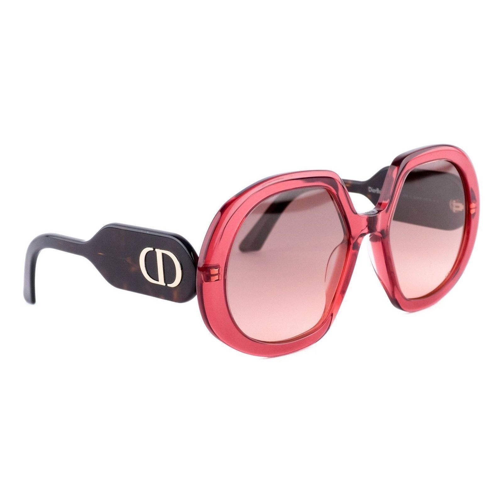 Christian Dior Bobby R1U CD Big Gold Logo Red Sunglasses